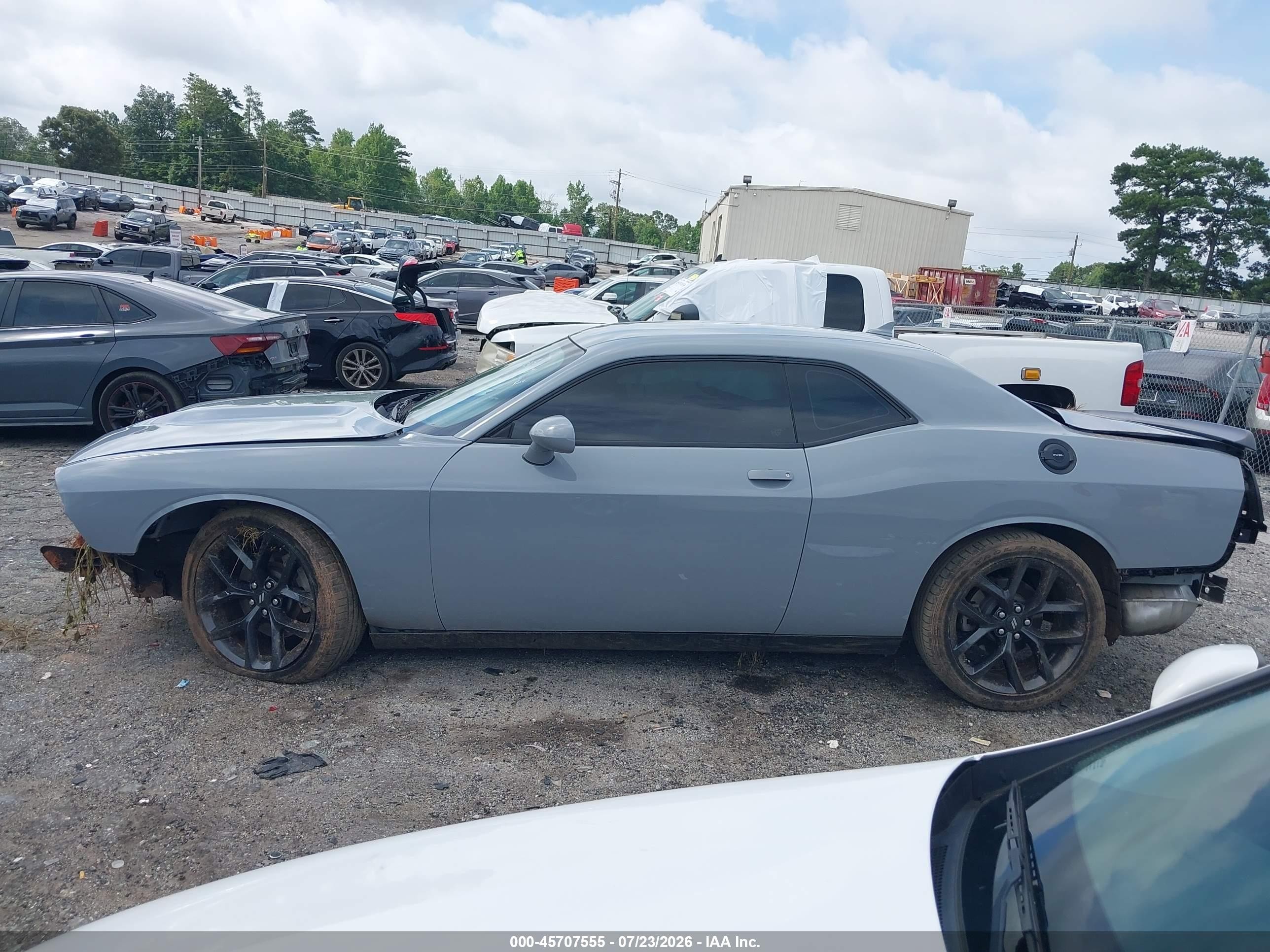 2022 Dodge Challenger Gt Gray vin: 2C3CDZJG1NH124979