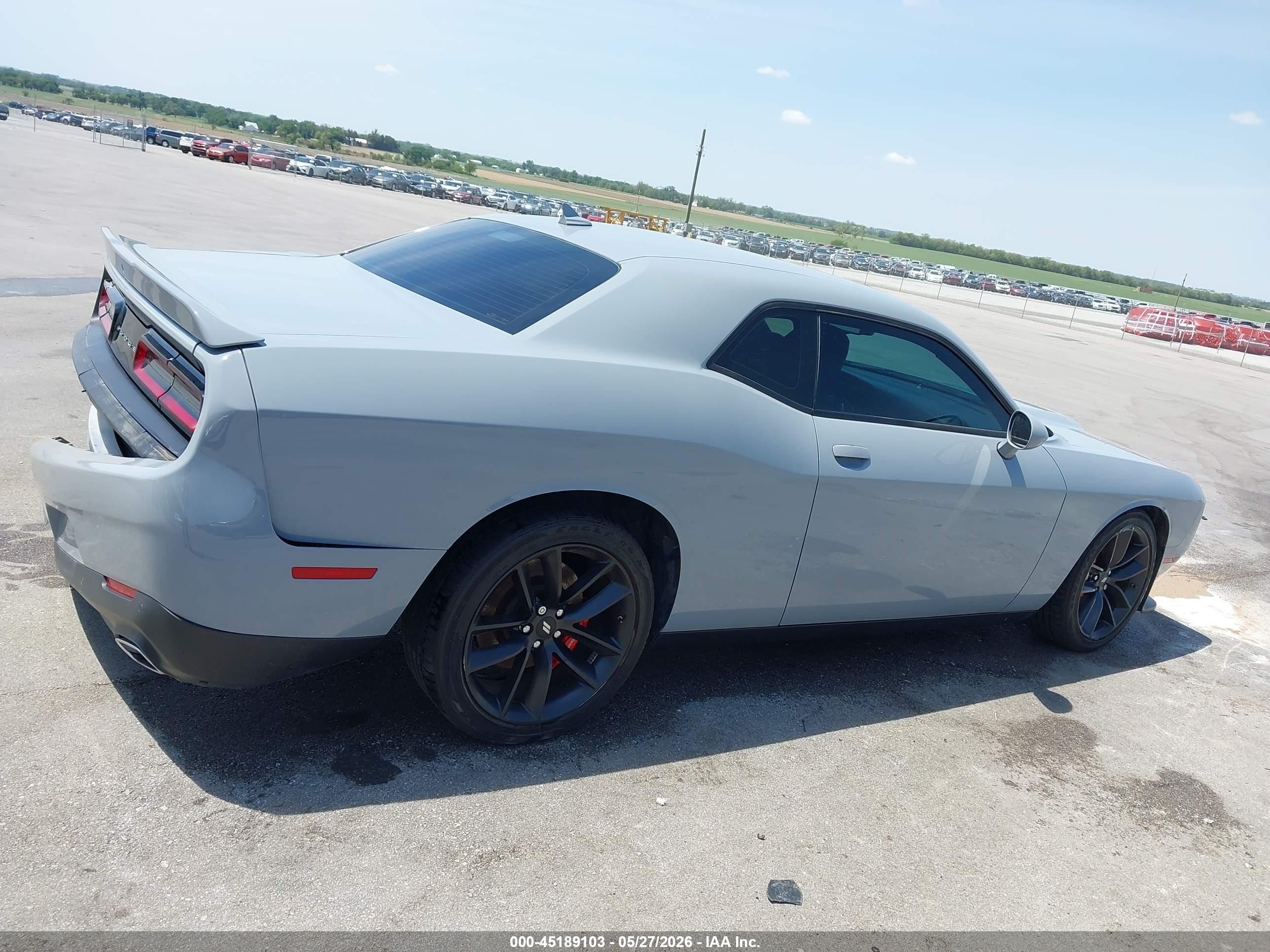 2022 Dodge Challenger Gt Gray vin: 2C3CDZJG2NH222354