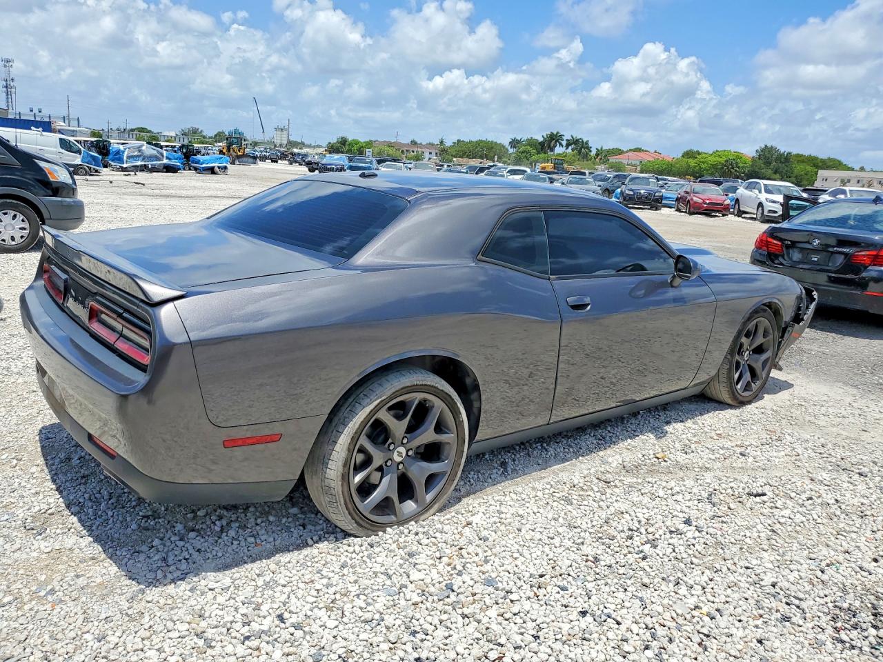 2019 Dodge Challenger Gt Gray vin: 2C3CDZJG4KH549110