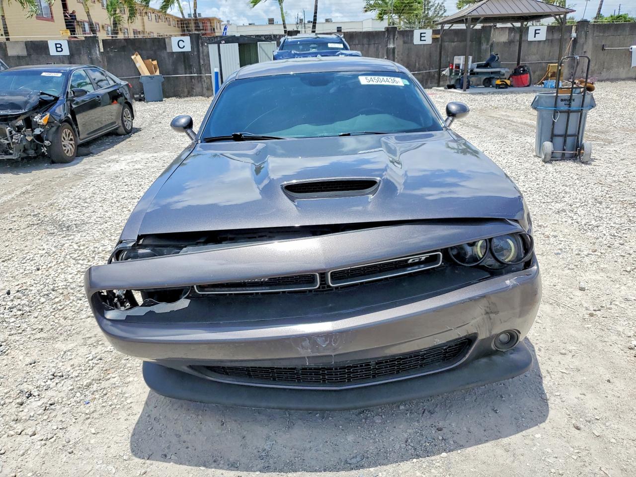2019 Dodge Challenger Gt Gray vin: 2C3CDZJG4KH549110