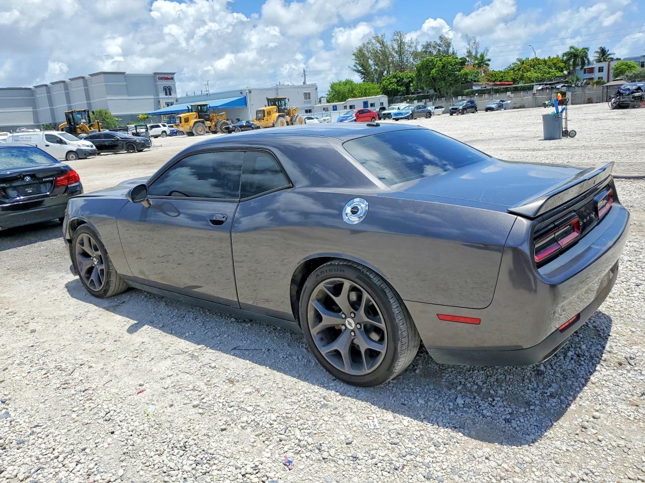 2019 Dodge Challenger Gt Gray vin: 2C3CDZJG4KH549110