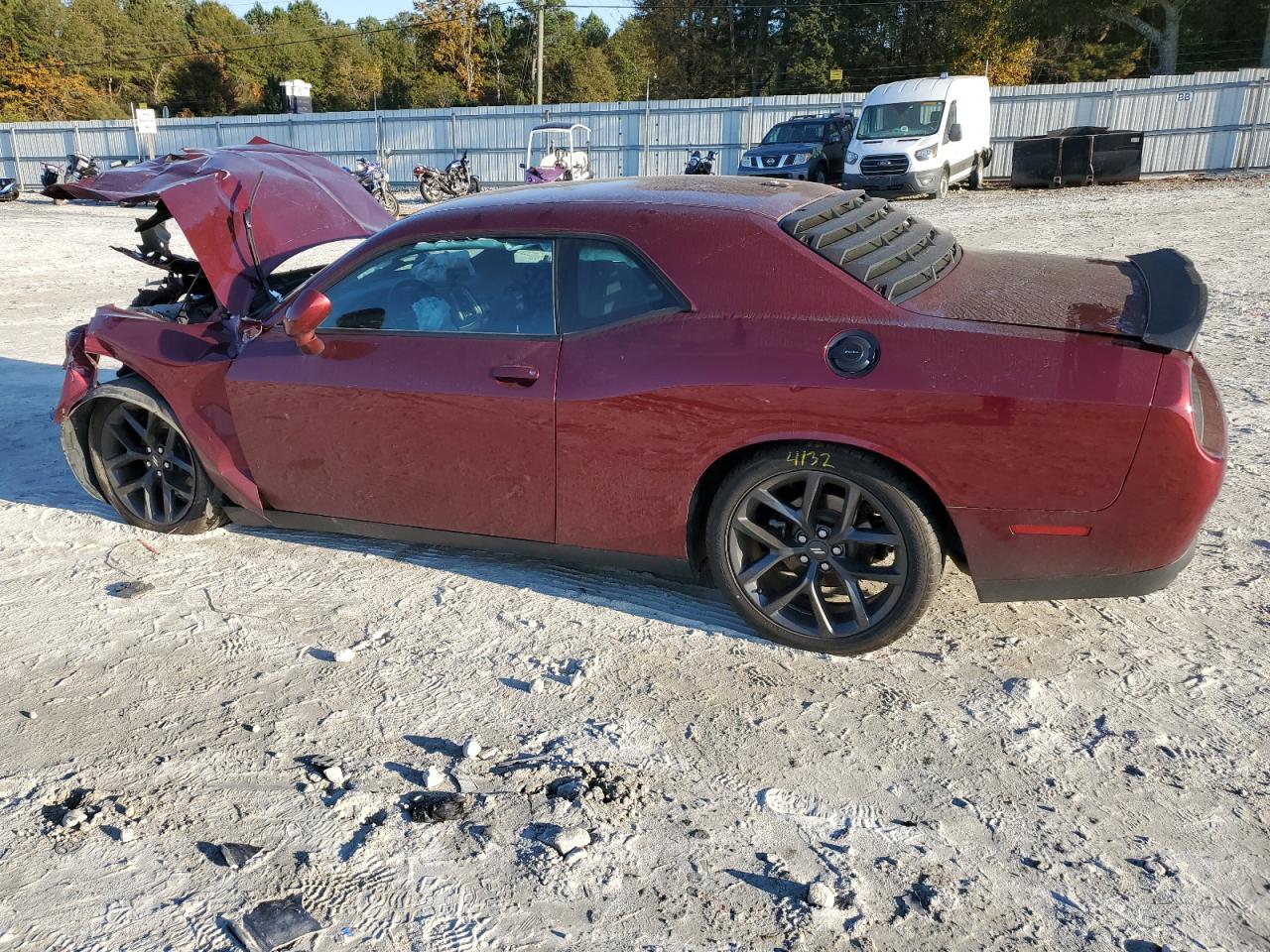 2021 Dodge Challenger Gt Burgundy vin: 2C3CDZJG4MH509449