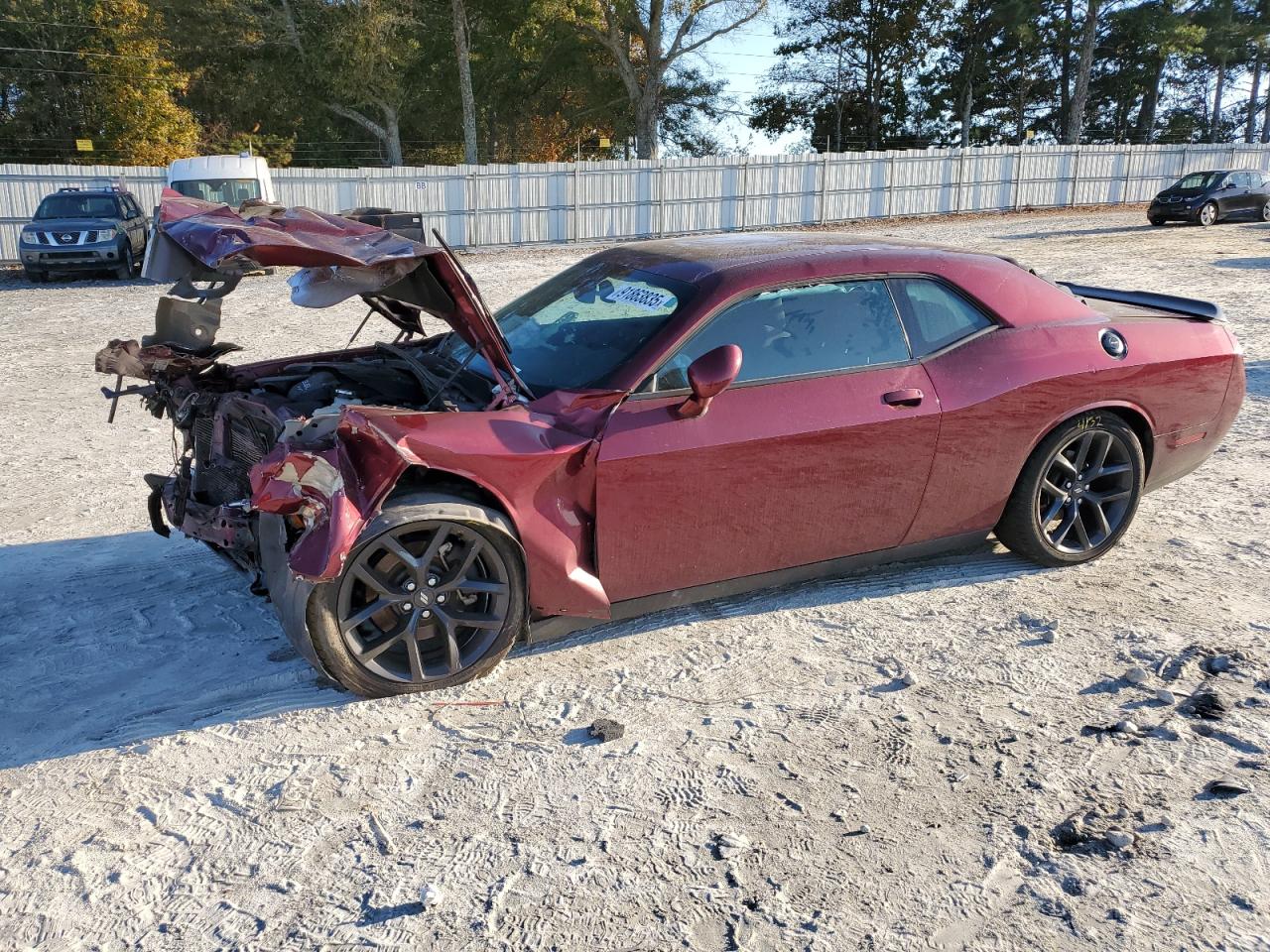 2021 Dodge Challenger Gt Burgundy vin: 2C3CDZJG4MH509449