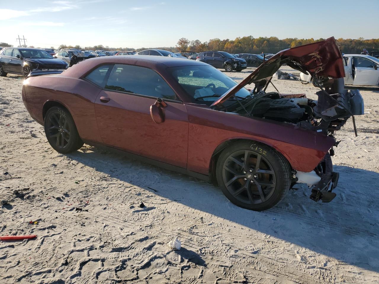2021 Dodge Challenger Gt Burgundy vin: 2C3CDZJG4MH509449