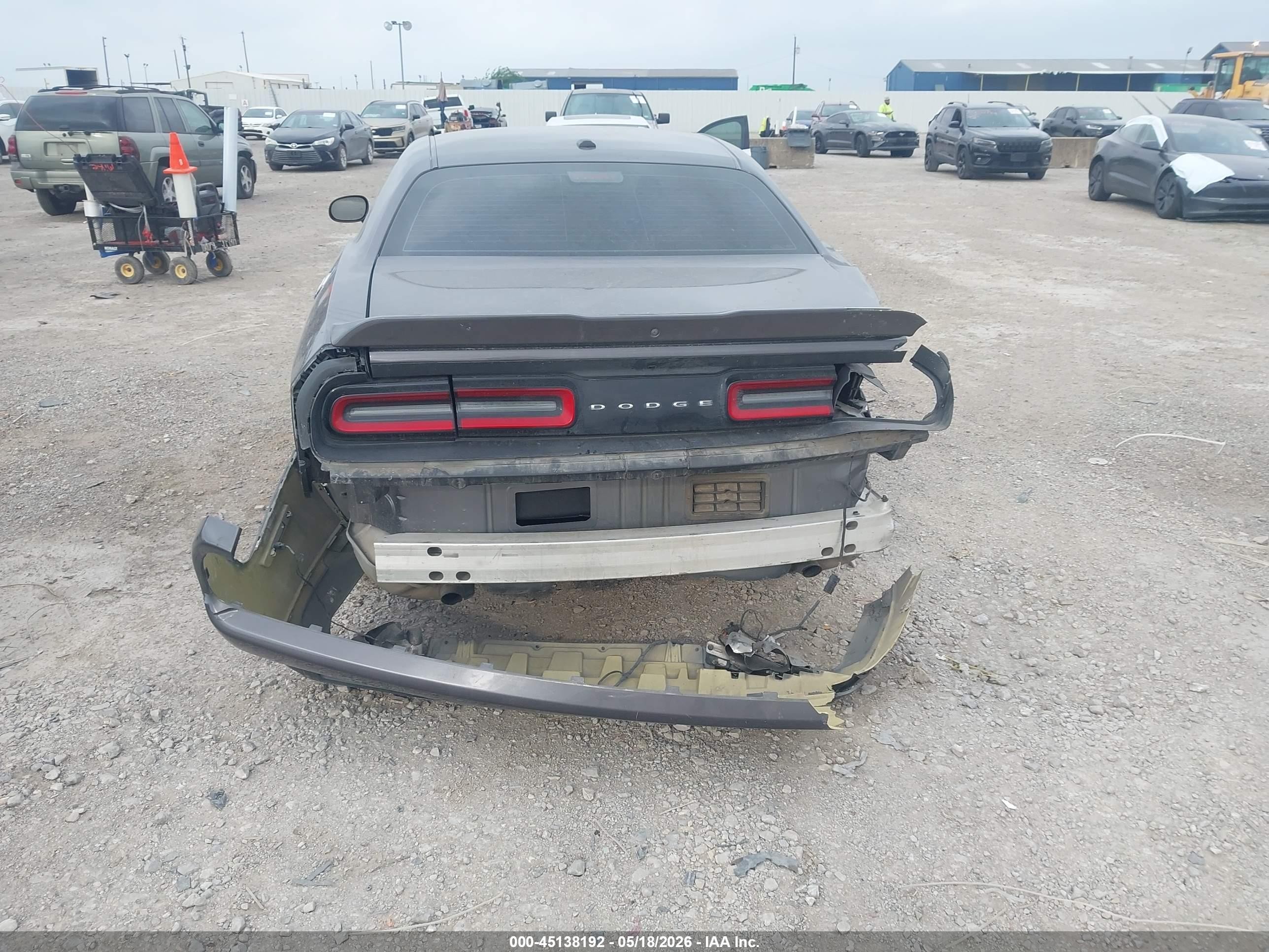 2022 Dodge Challenger Gt Gray vin: 2C3CDZJG4NH136978