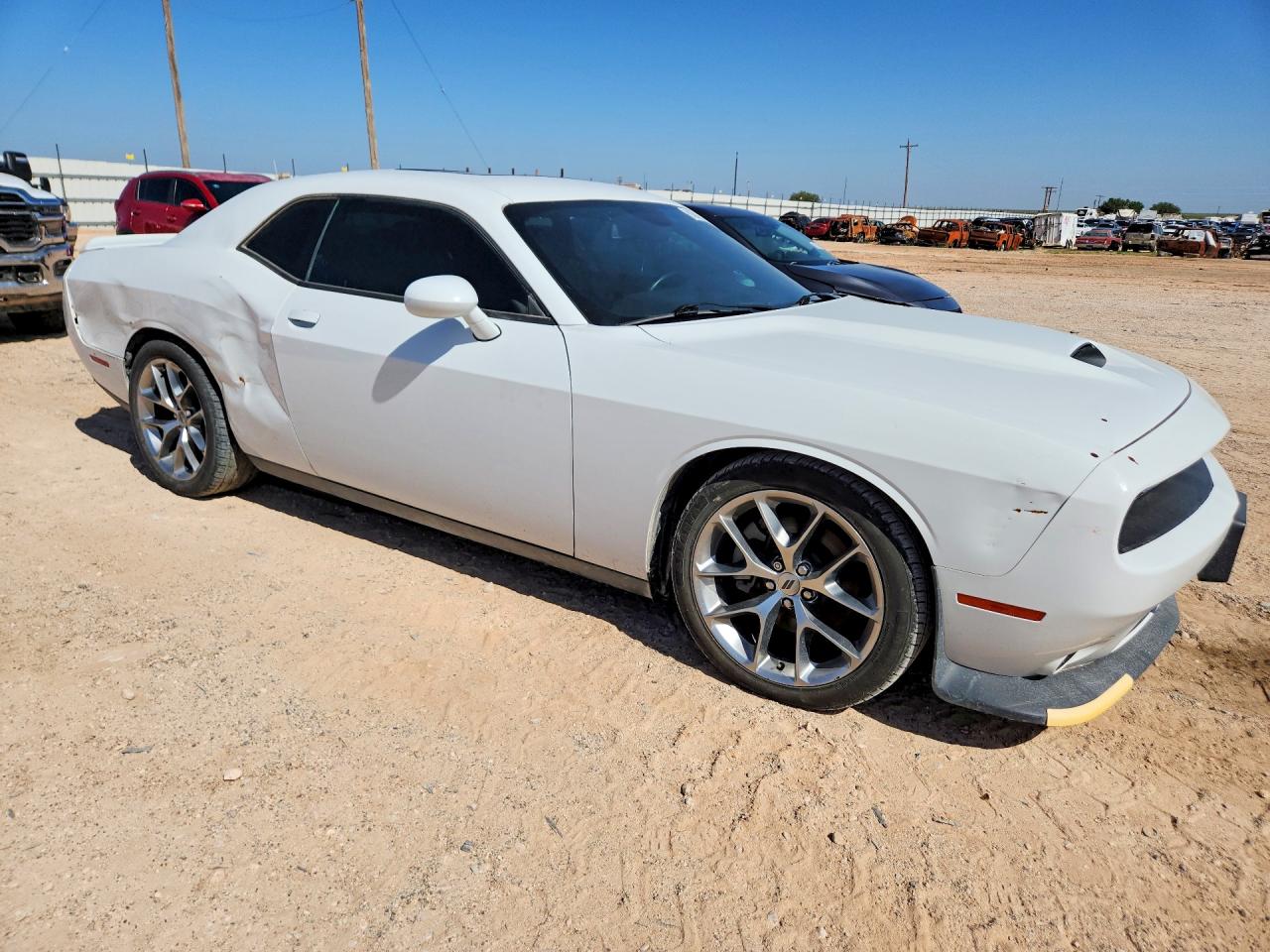2021 Dodge Challenger Gt White vin: 2C3CDZJG7MH615684