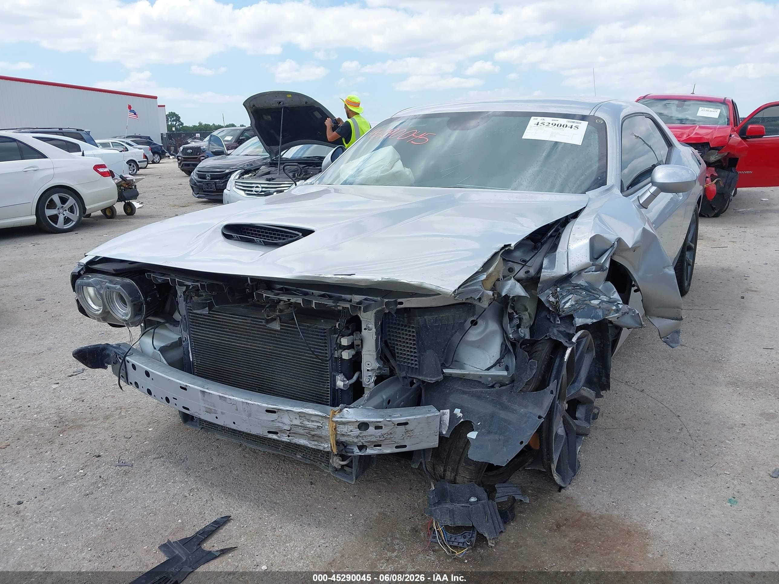 2021 Dodge Challenger Gt Silver vin: 2C3CDZJGXMH651711