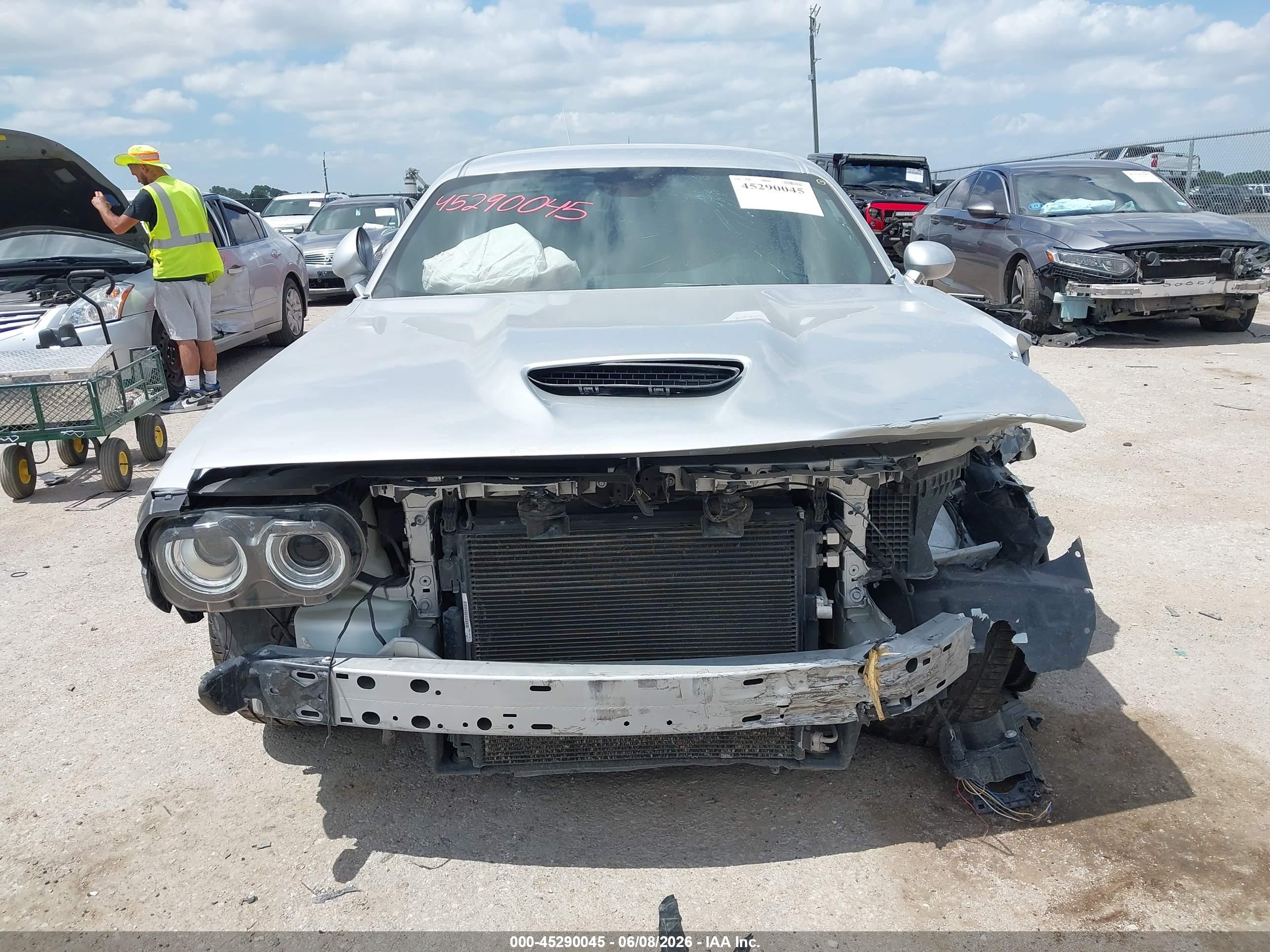 2021 Dodge Challenger Gt Silver vin: 2C3CDZJGXMH651711