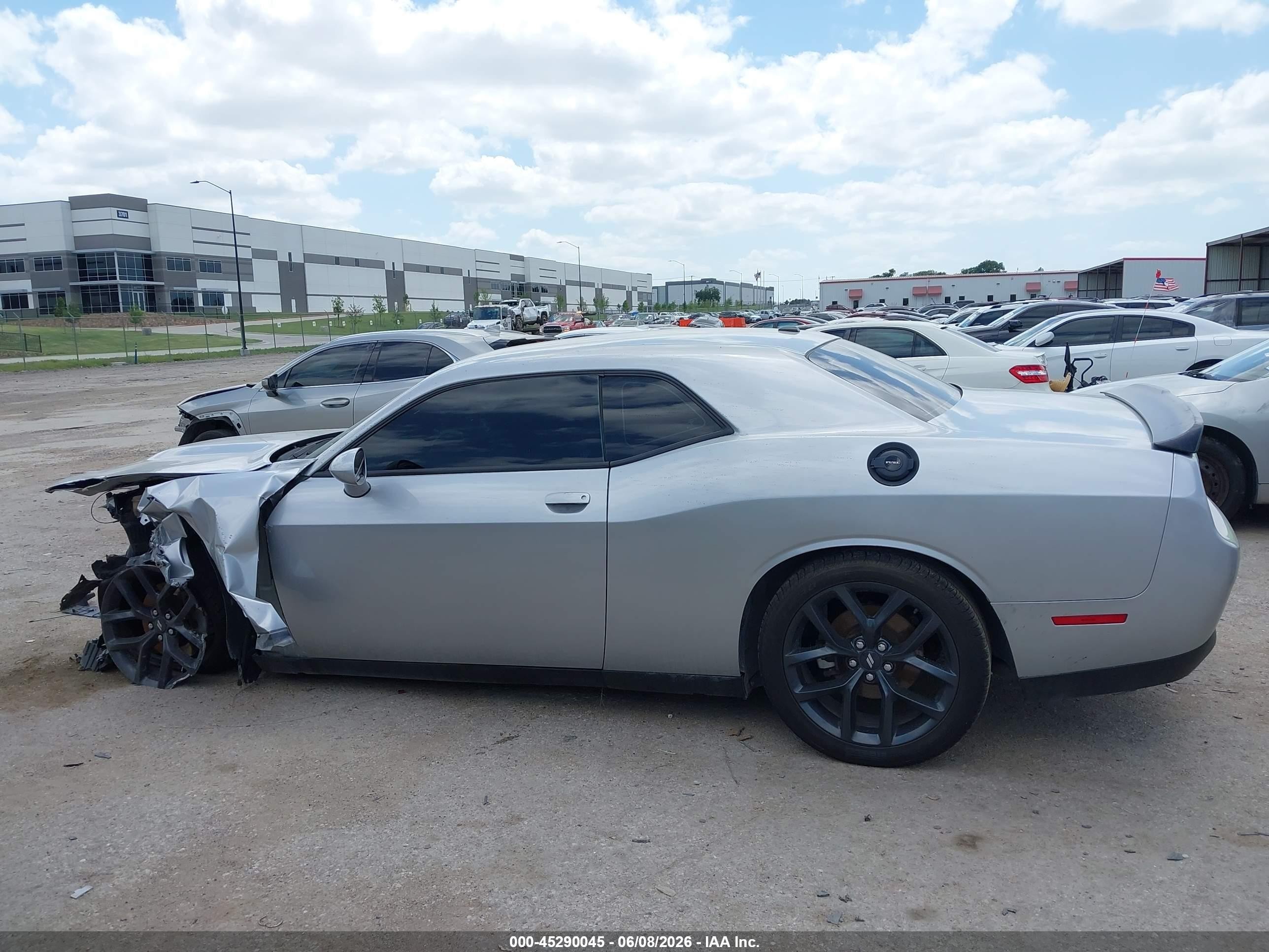 2021 Dodge Challenger Gt Silver vin: 2C3CDZJGXMH651711