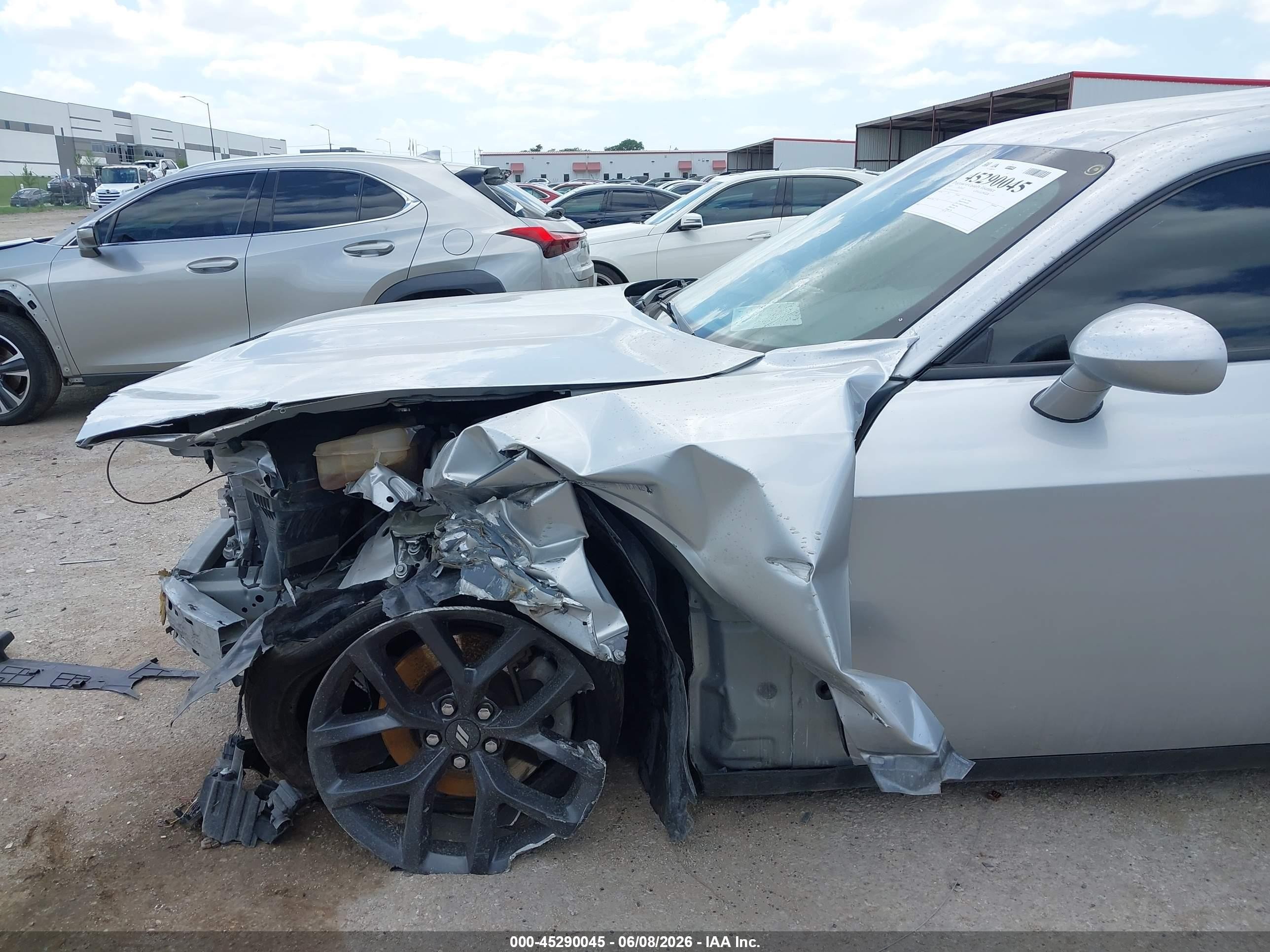 2021 Dodge Challenger Gt Silver vin: 2C3CDZJGXMH651711