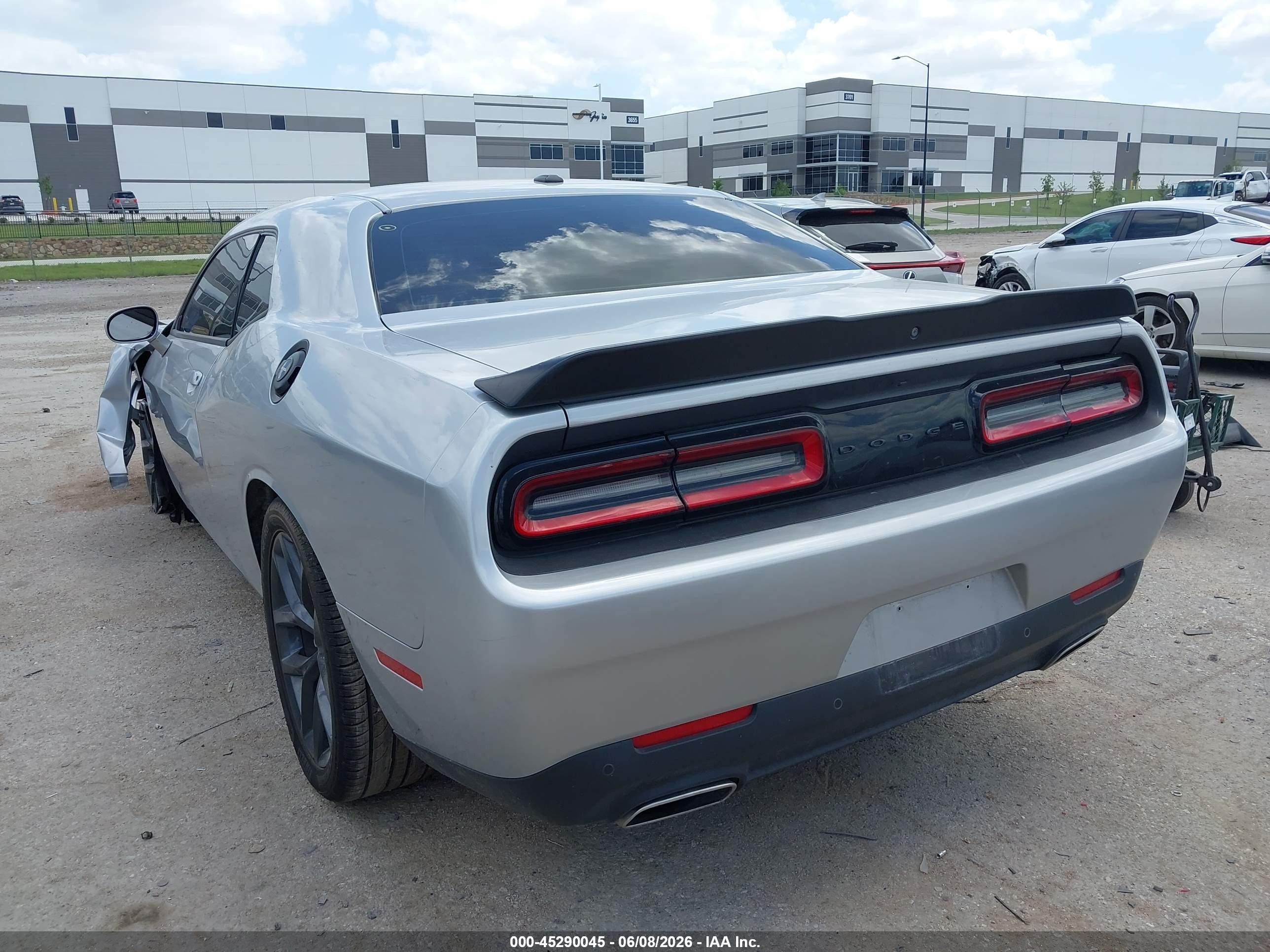 2021 Dodge Challenger Gt Silver vin: 2C3CDZJGXMH651711