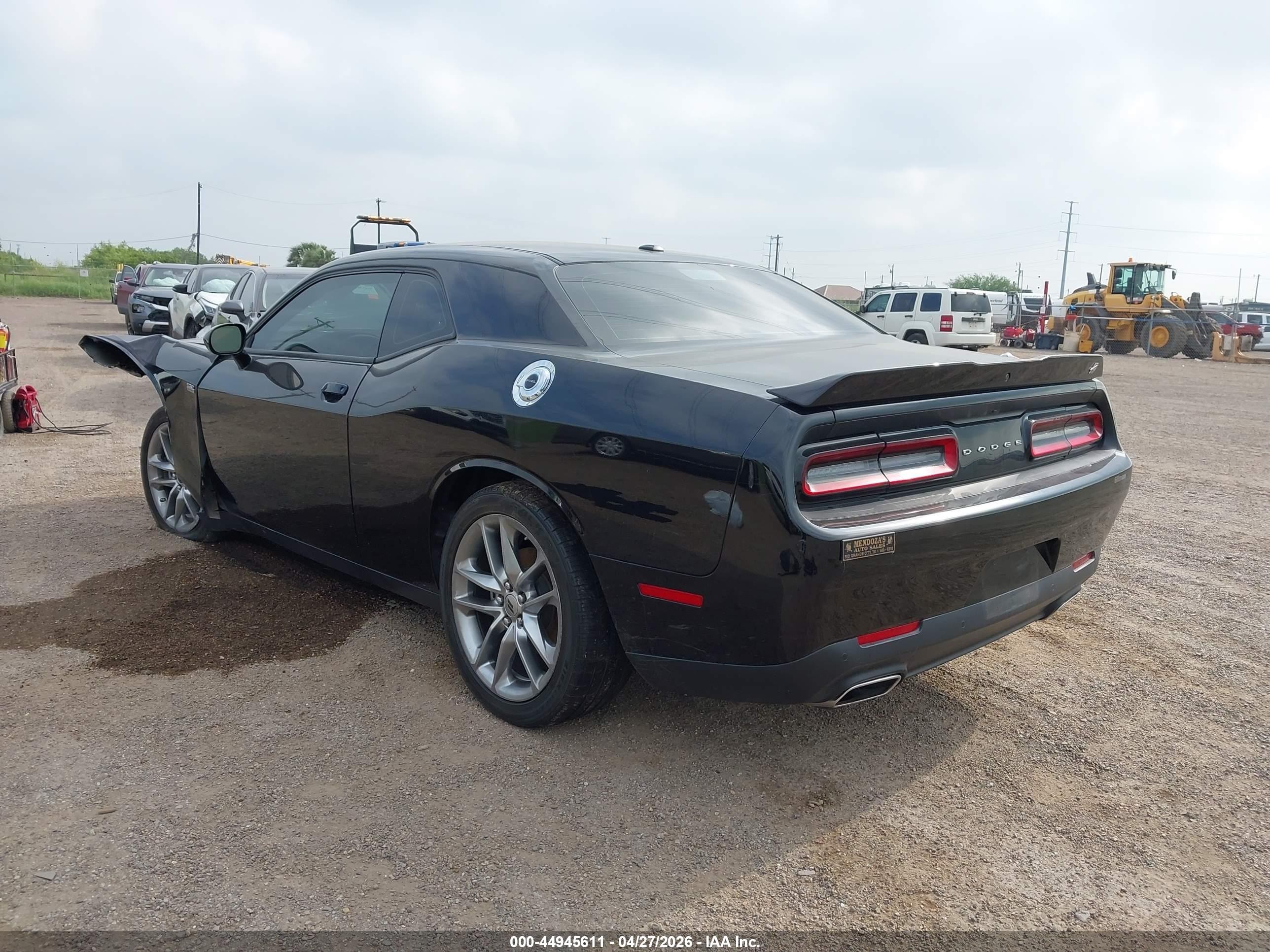 2022 Dodge Challenger Gt Awd Black vin: 2C3CDZKG1NH204510