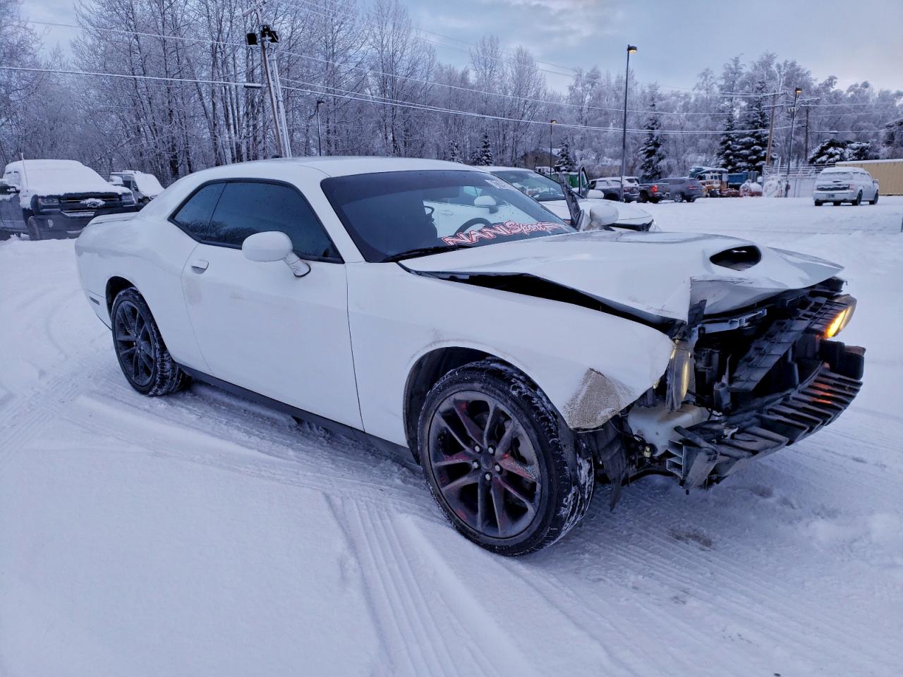2022 Dodge Challenger Gt White vin: 2C3CDZKG4NH207594