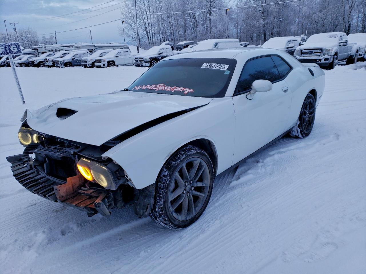 2022 Dodge Challenger Gt White vin: 2C3CDZKG4NH207594