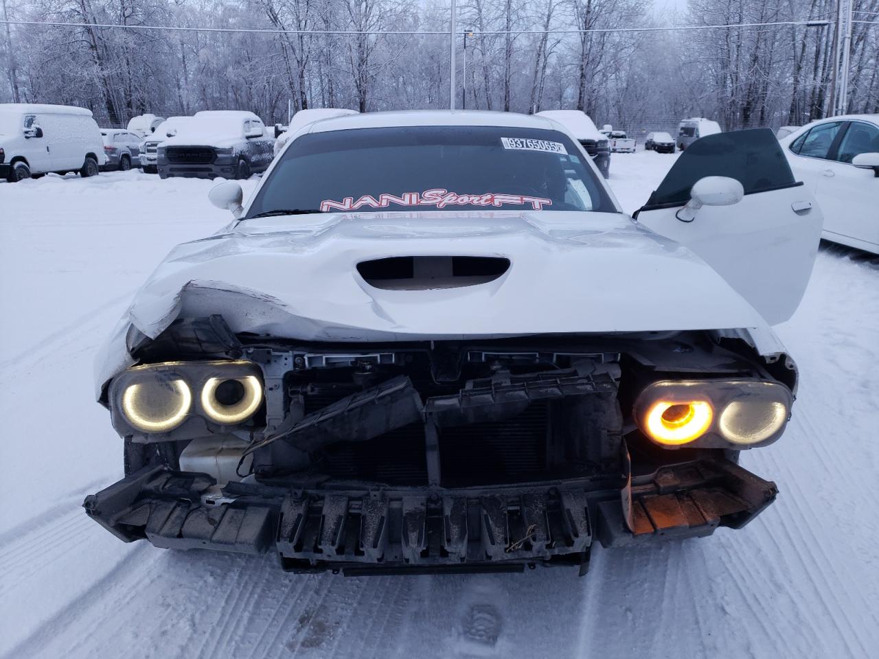 2022 Dodge Challenger Gt White vin: 2C3CDZKG4NH207594 Damage: Front Bumper Reinforcement, Broken, Replacement Required