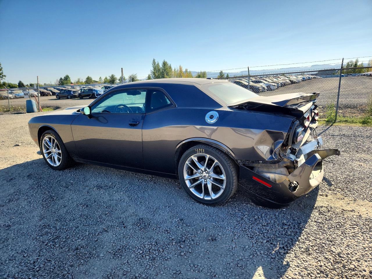 2022 Dodge Challenger Gt Серый vin: 2C3CDZKG6NH219276