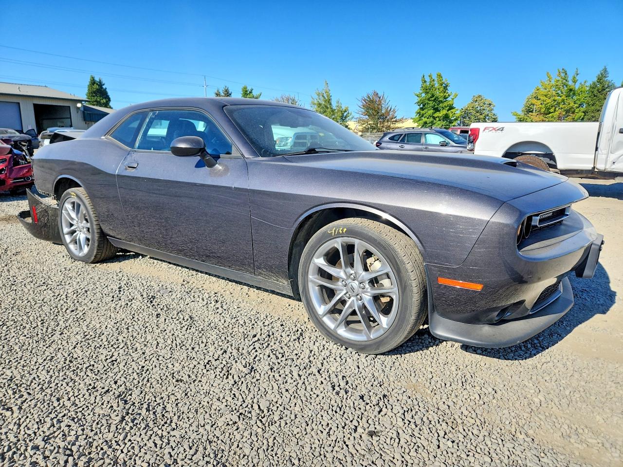 2022 Dodge Challenger Gt Серый vin: 2C3CDZKG6NH219276