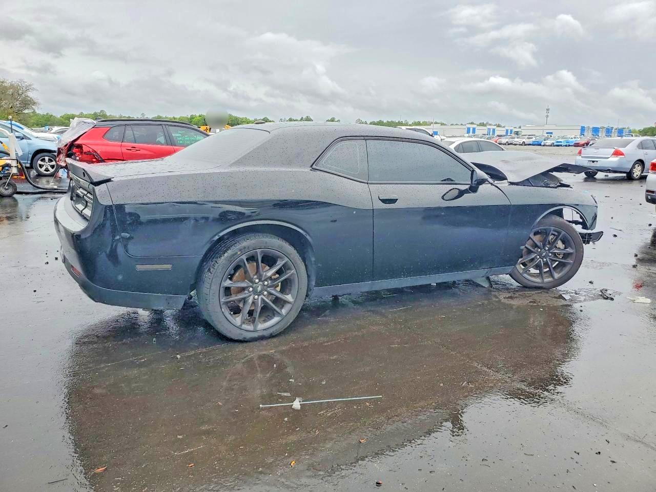 2023 Dodge Challenger Gt Черный vin: 2C3CDZKG6PH579053