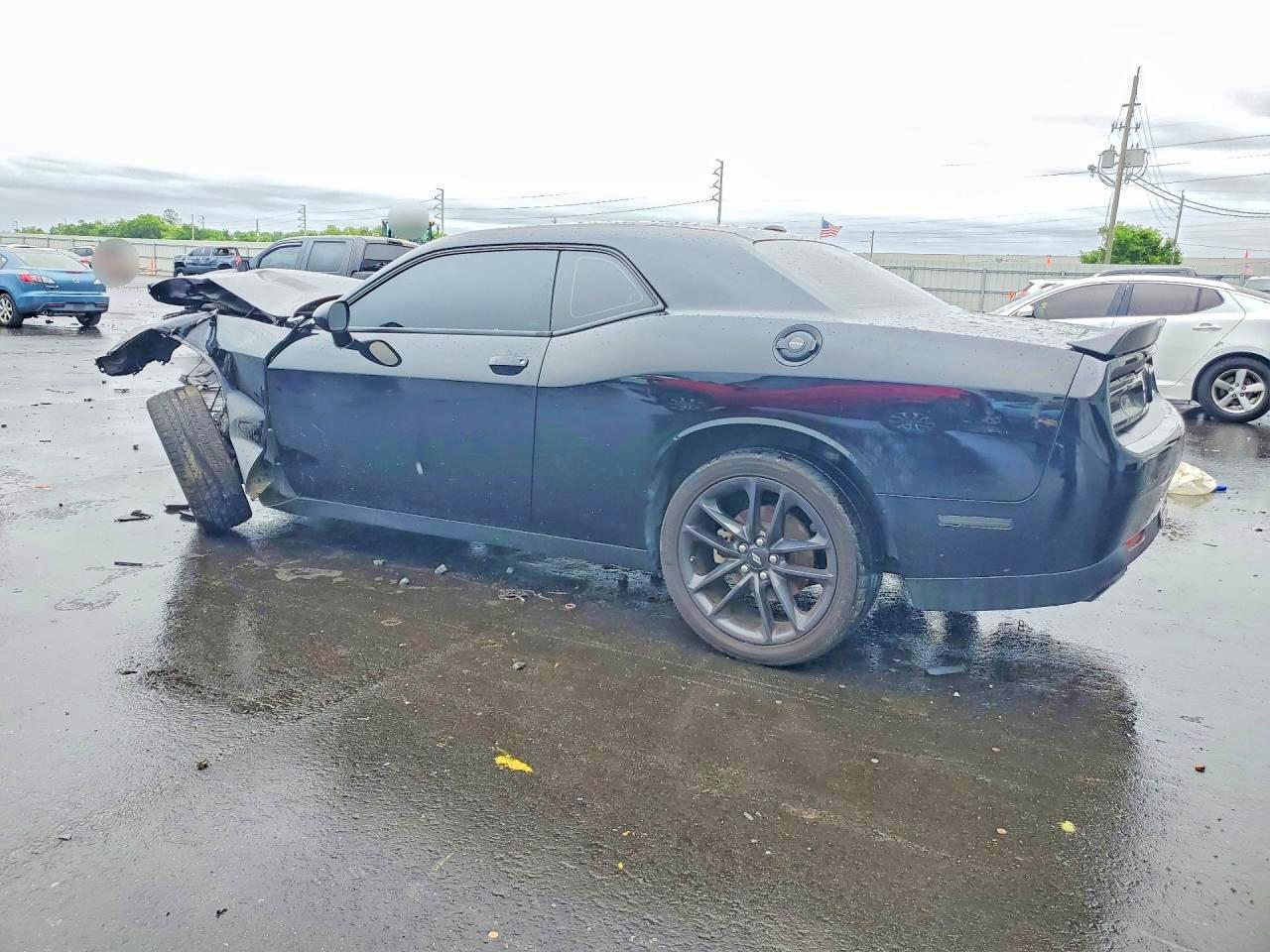 2023 Dodge Challenger Gt Черный vin: 2C3CDZKG6PH579053