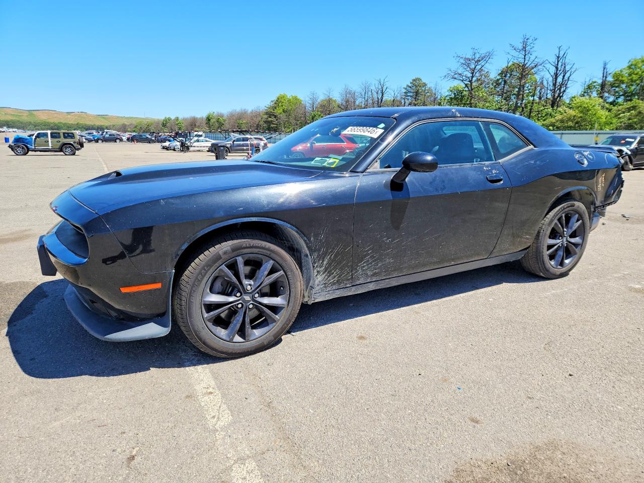 2020 Dodge Challenger Gt Black vin: 2C3CDZKG8LH146697