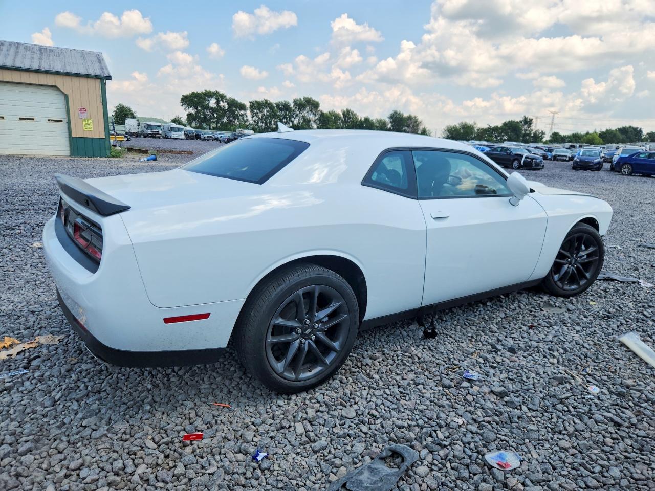 2022 Dodge Challenger Gt White vin: 2C3CDZKG8NH243112