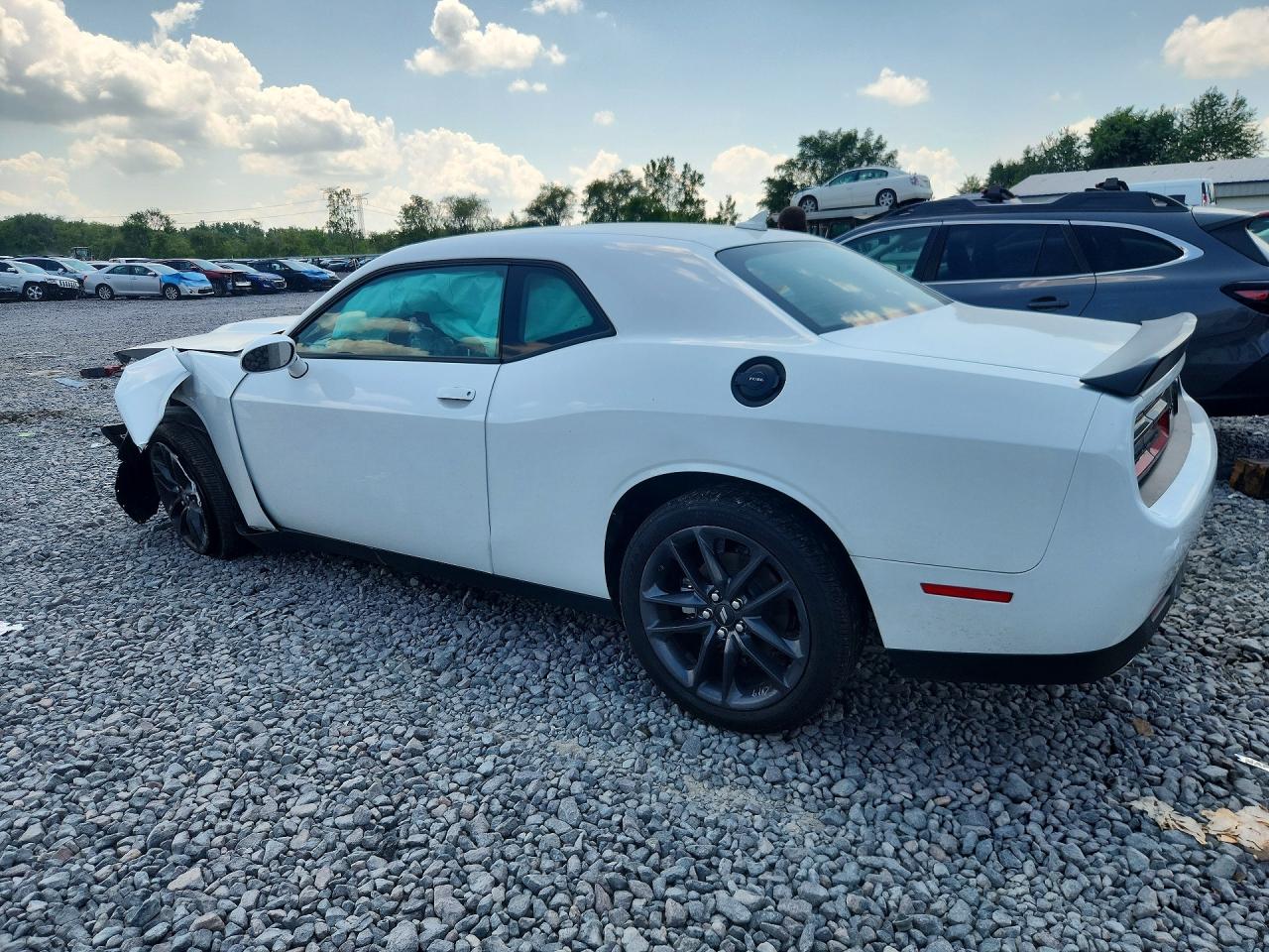 2022 Dodge Challenger Gt White vin: 2C3CDZKG8NH243112