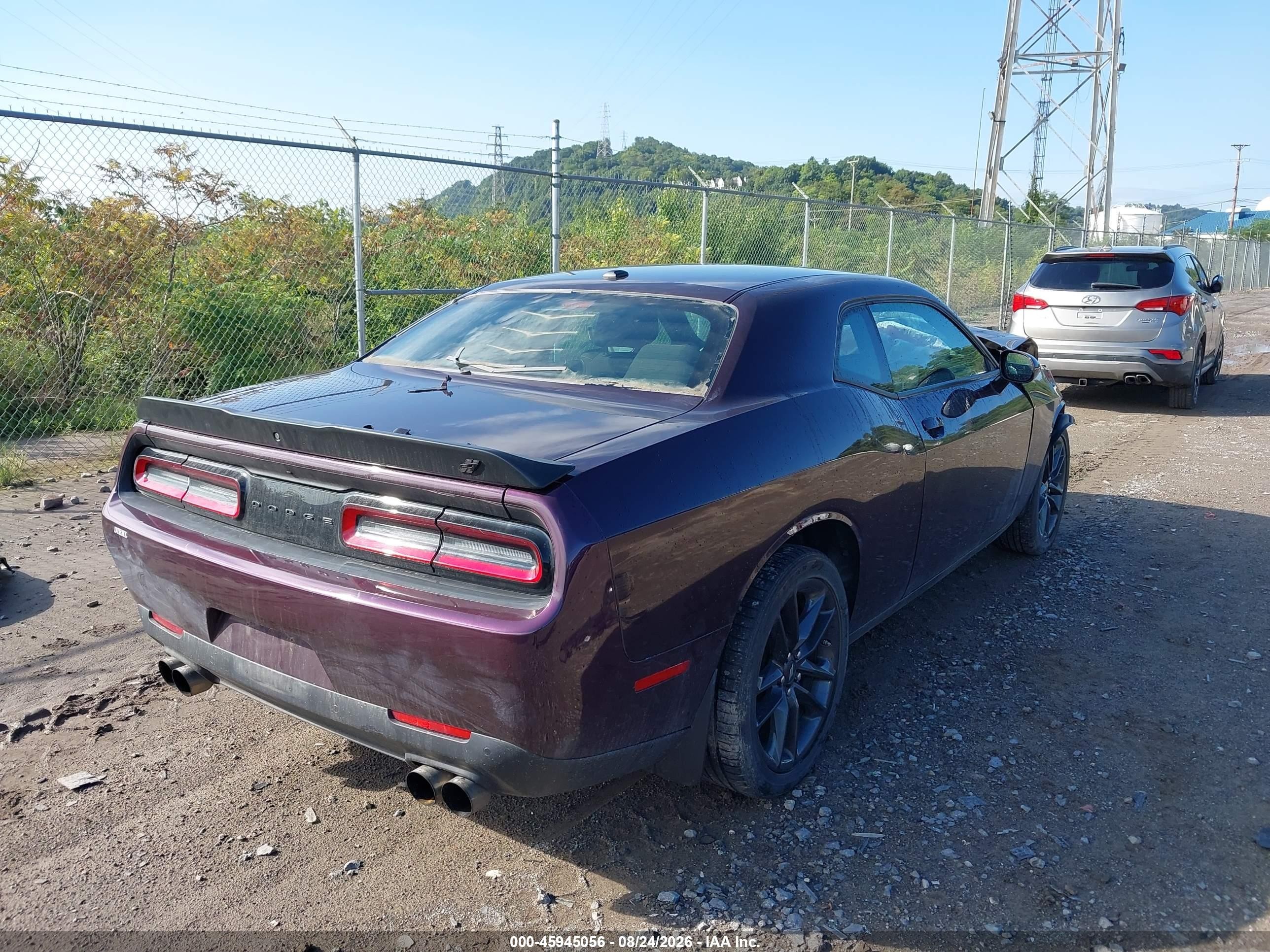 2021 Dodge Challenger Gt Awd Purple vin: 2C3CDZKG9MH597624