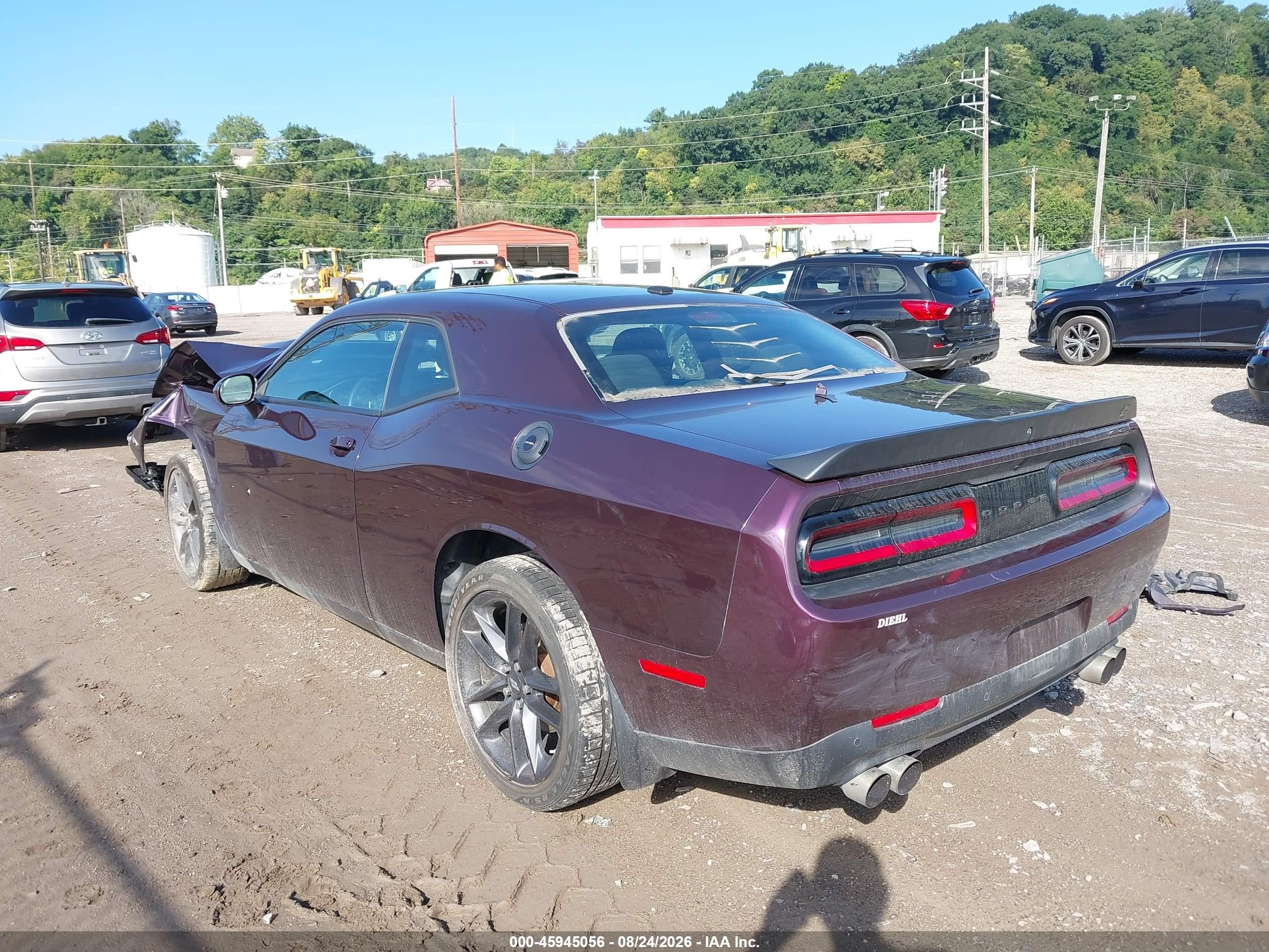 2021 Dodge Challenger Gt Awd Purple vin: 2C3CDZKG9MH597624
