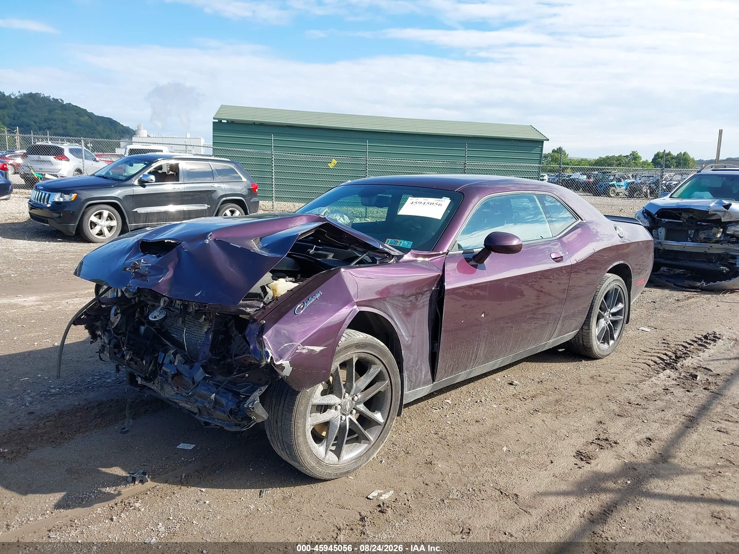 2021 Dodge Challenger Gt Awd Purple vin: 2C3CDZKG9MH597624