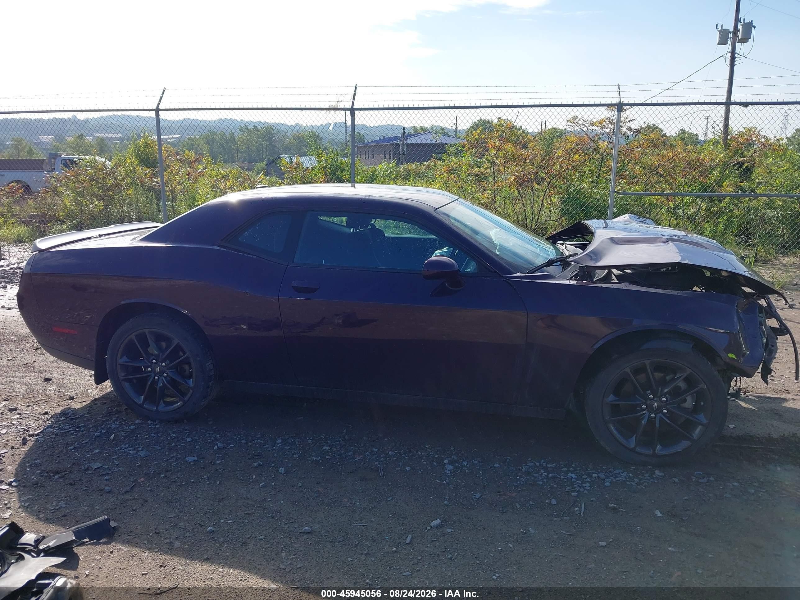 2021 Dodge Challenger Gt Awd Purple vin: 2C3CDZKG9MH597624