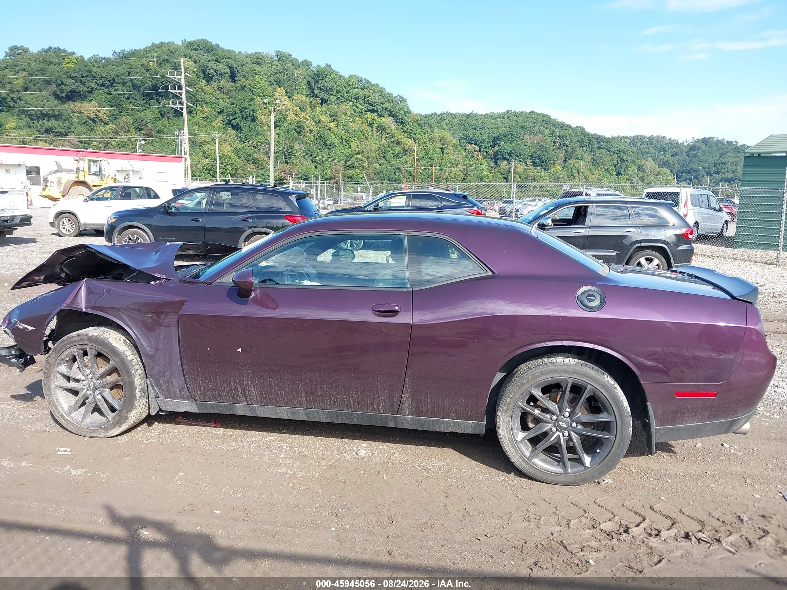 2021 Dodge Challenger Gt Awd Purple vin: 2C3CDZKG9MH597624