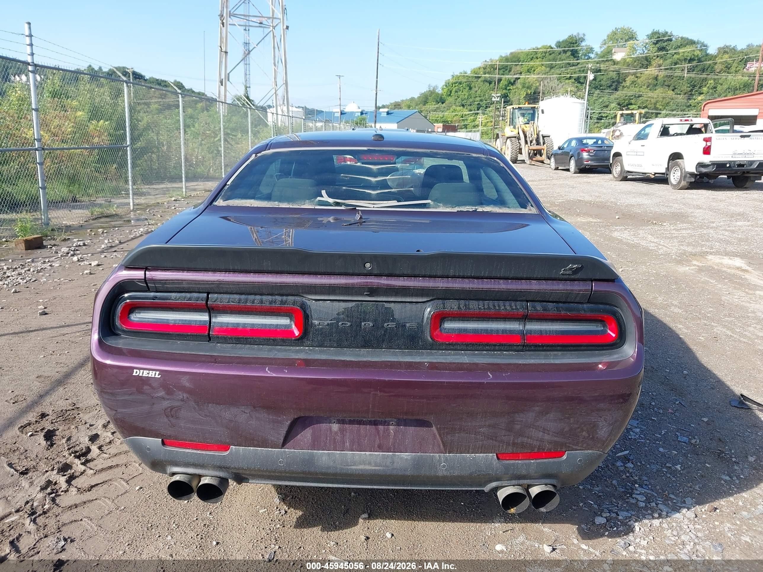 2021 Dodge Challenger Gt Awd Purple vin: 2C3CDZKG9MH597624