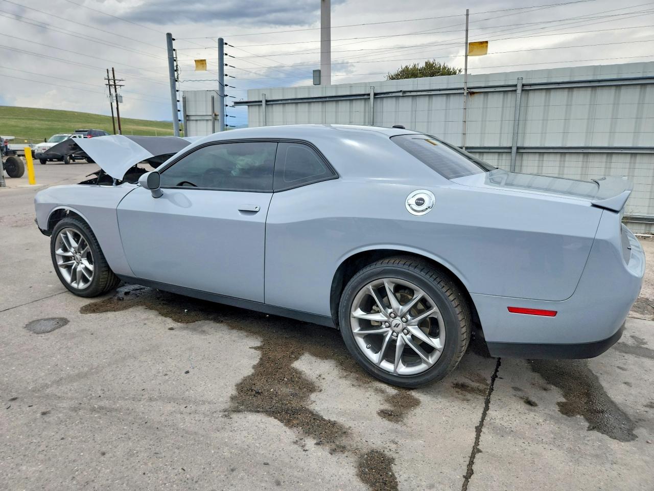 2022 Dodge Challenger Gt Gray vin: 2C3CDZKG9NH238825