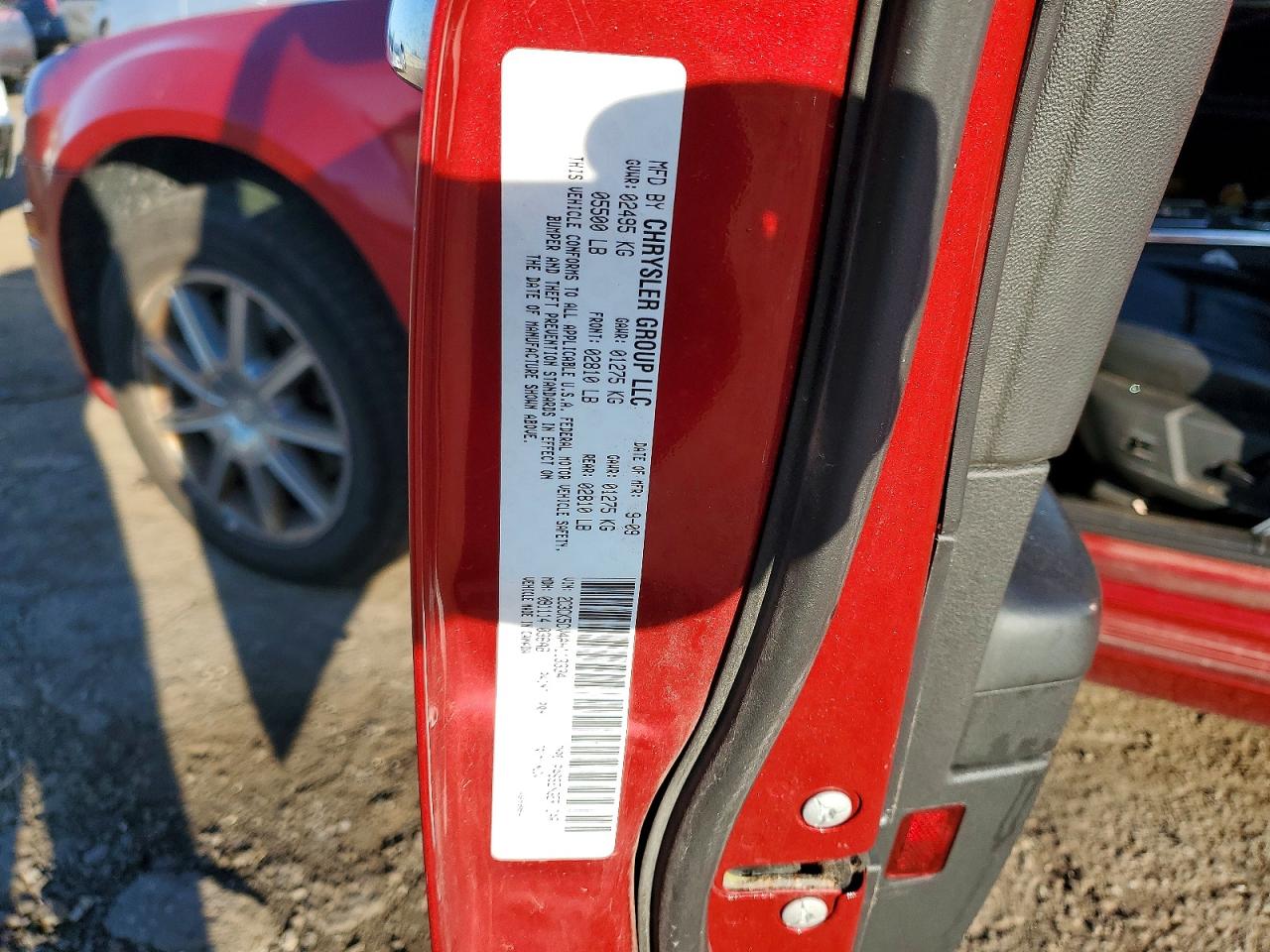 2010 Chrysler 300 Touring Red vin: 2C3CK5CV4AH113334