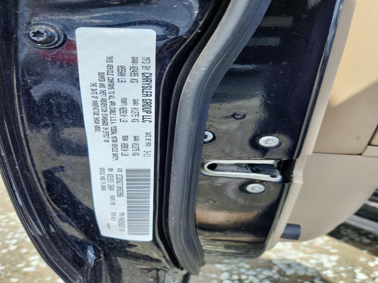 2011 Chrysler 300c Black vin: 2C3CK6CT1BH523966