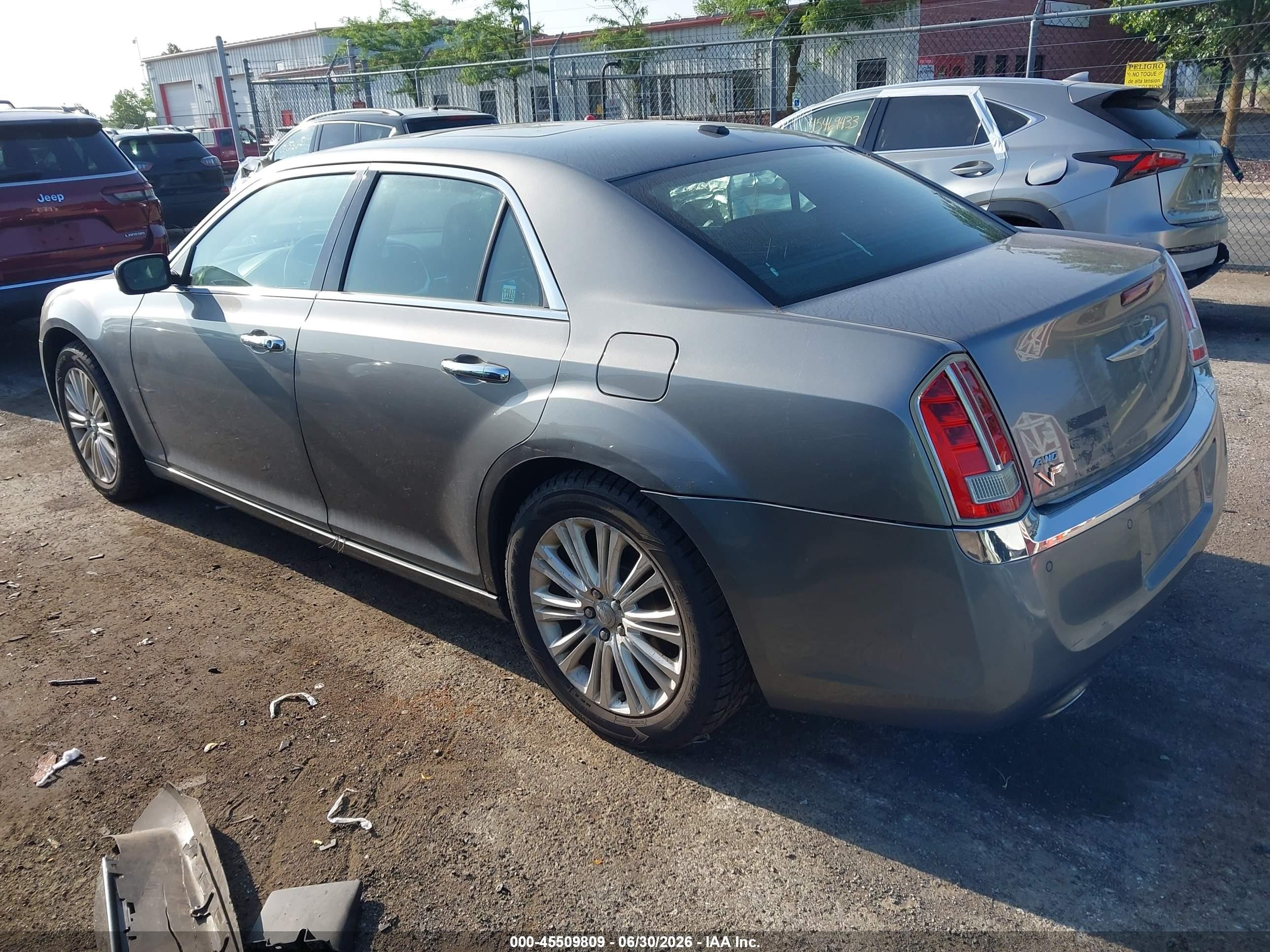 2011 Chrysler 300c Awd Gray vin: 2C3CK6CT3BH611983