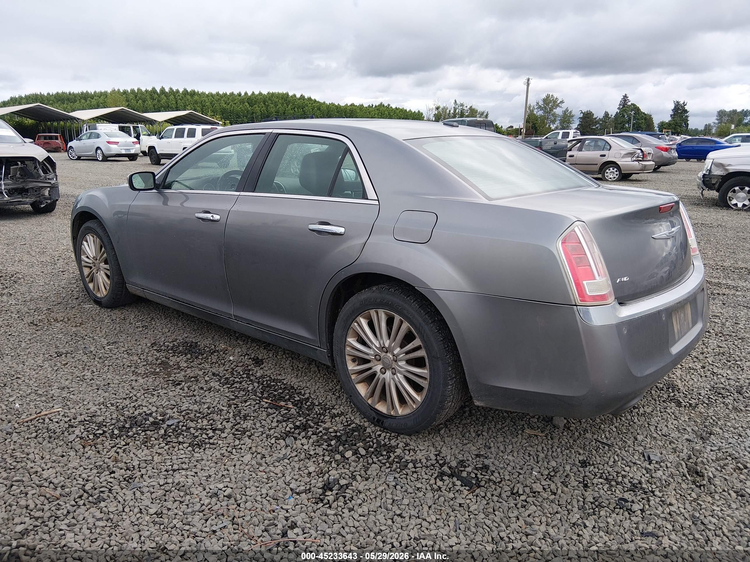 2011 Chrysler 300c Awd Gray vin: 2C3CK6CT8BH611834