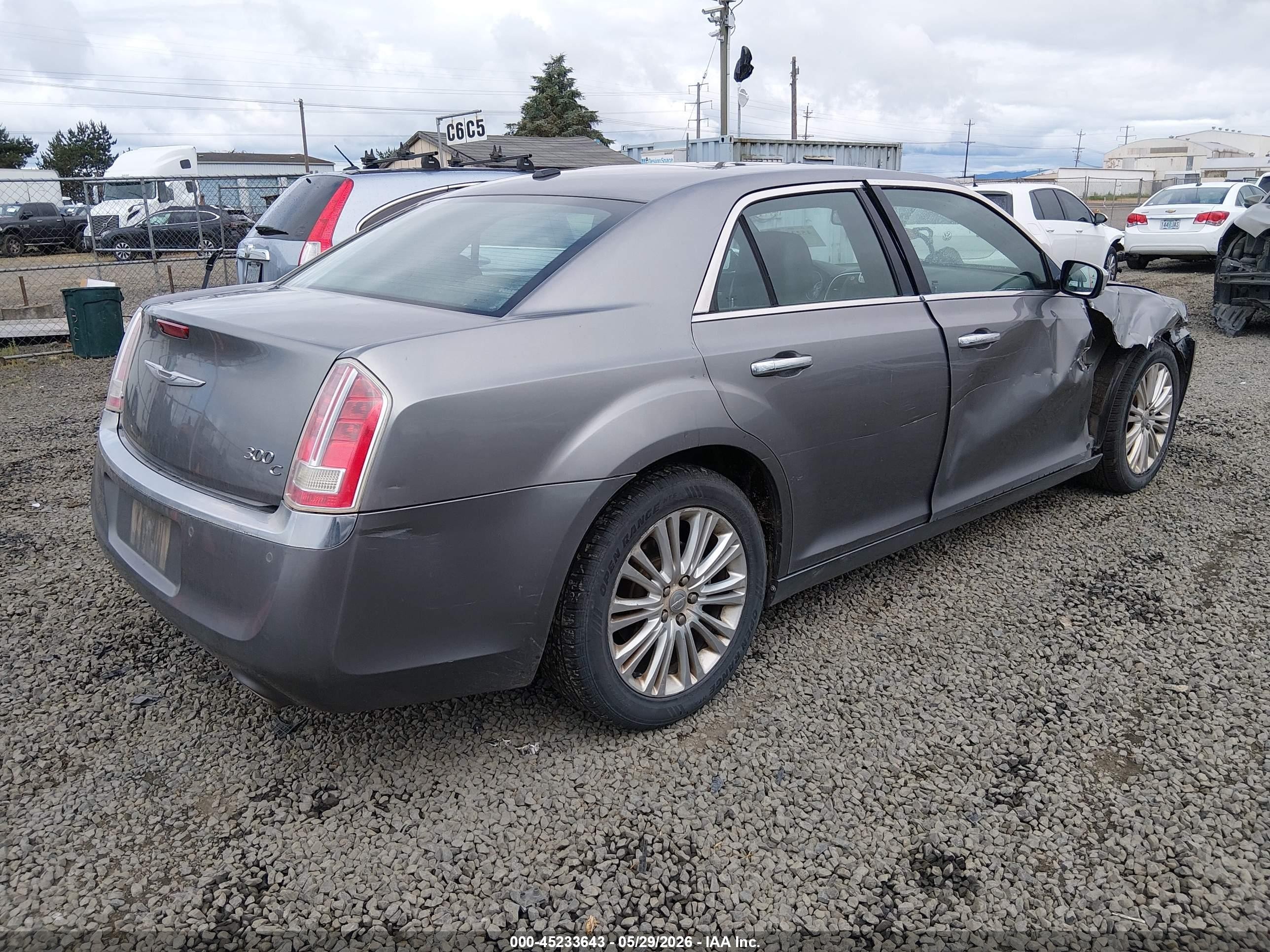 2011 Chrysler 300c Awd Gray vin: 2C3CK6CT8BH611834