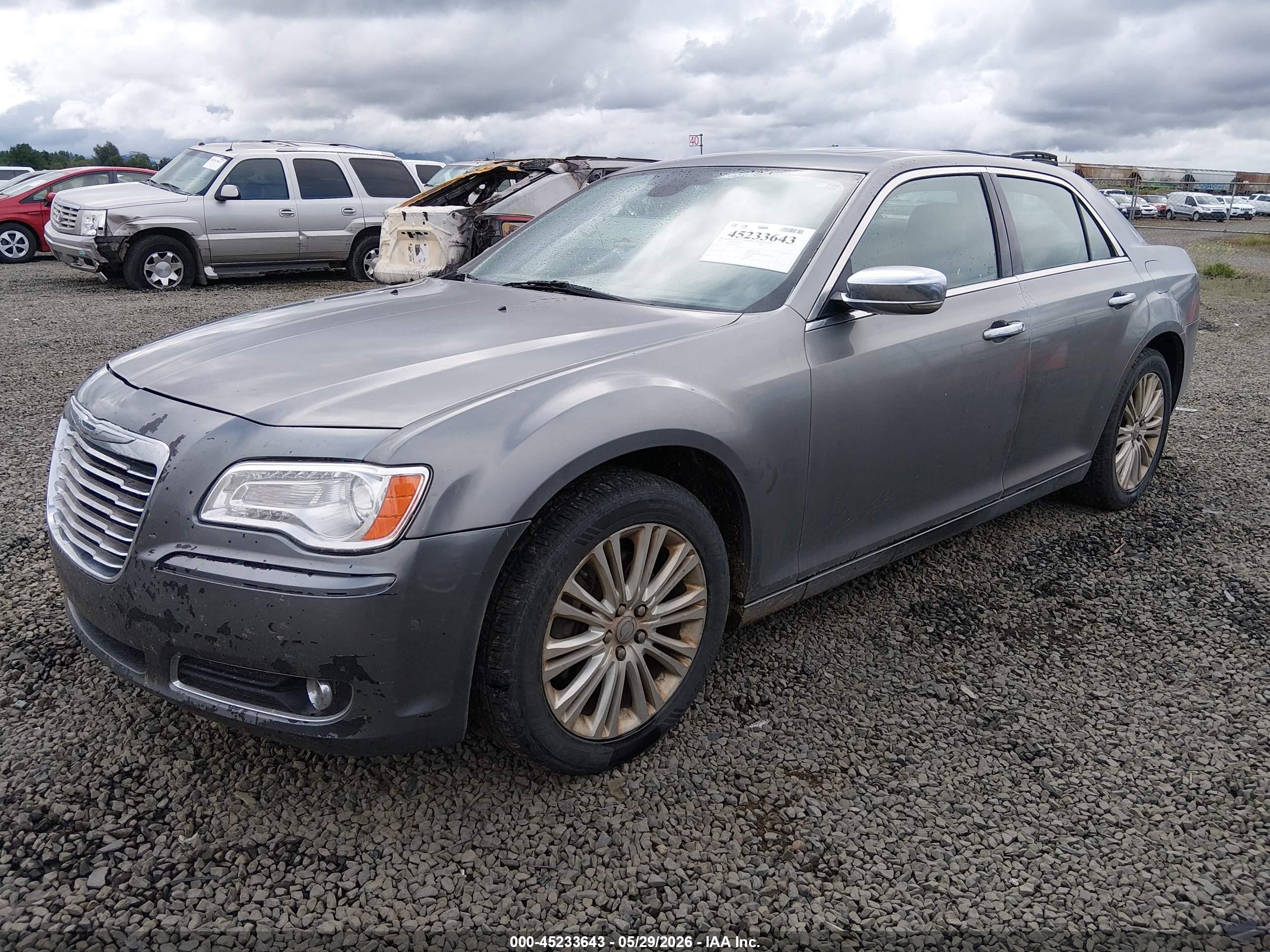2011 Chrysler 300c Awd Gray vin: 2C3CK6CT8BH611834