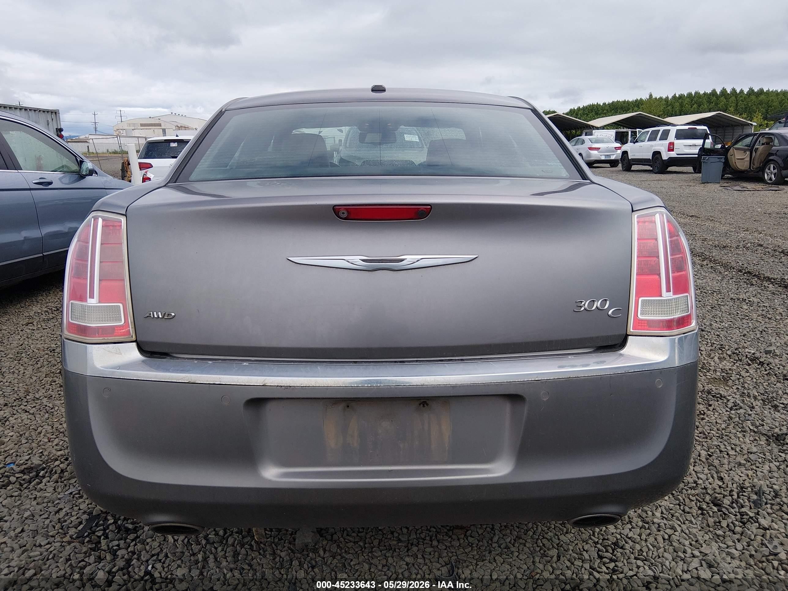 2011 Chrysler 300c Awd Gray vin: 2C3CK6CT8BH611834