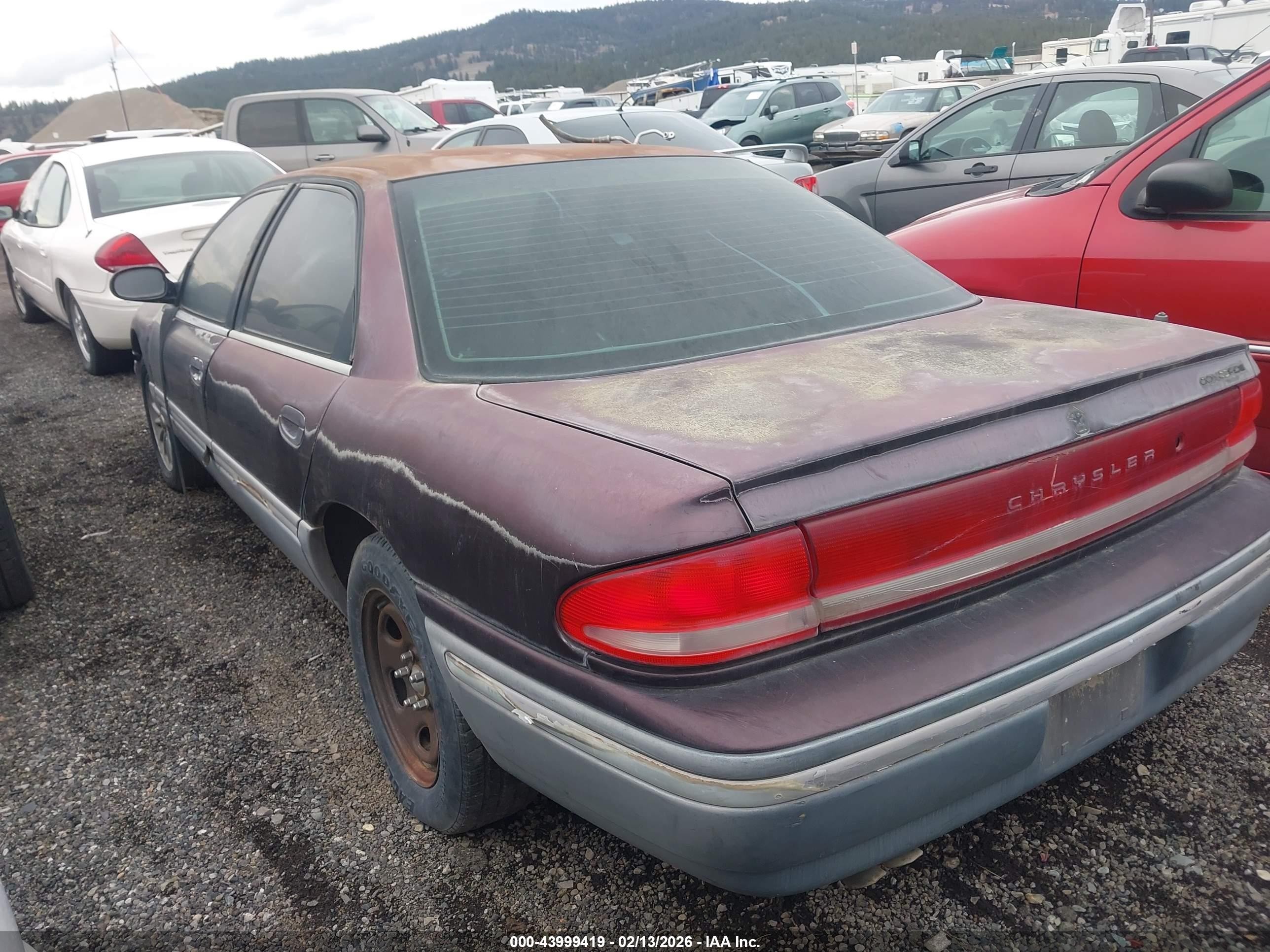 1994 Chrysler Concorde   Красный vin: 2C3EL56F4RH187553