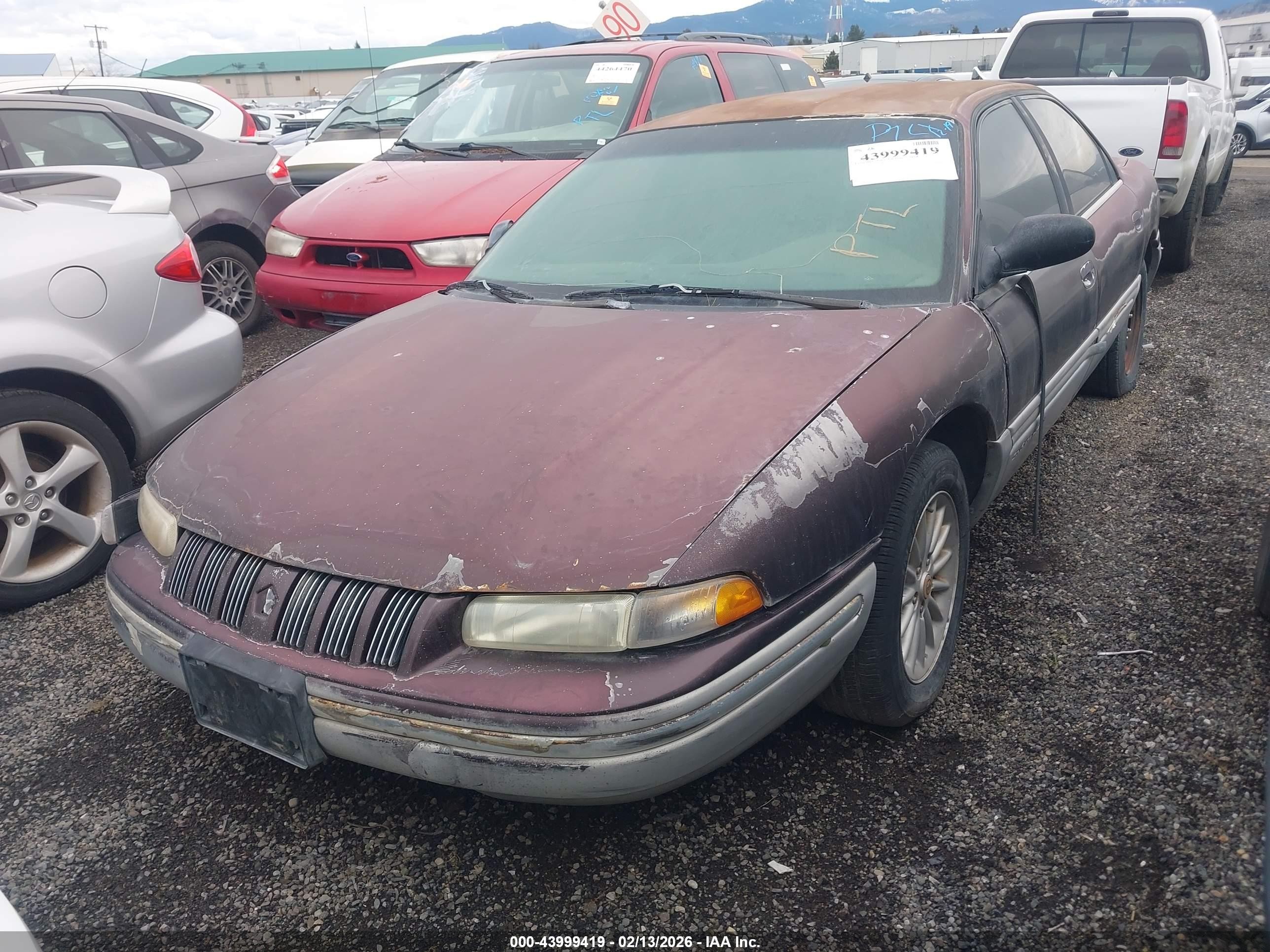 1994 Chrysler Concorde   Красный vin: 2C3EL56F4RH187553