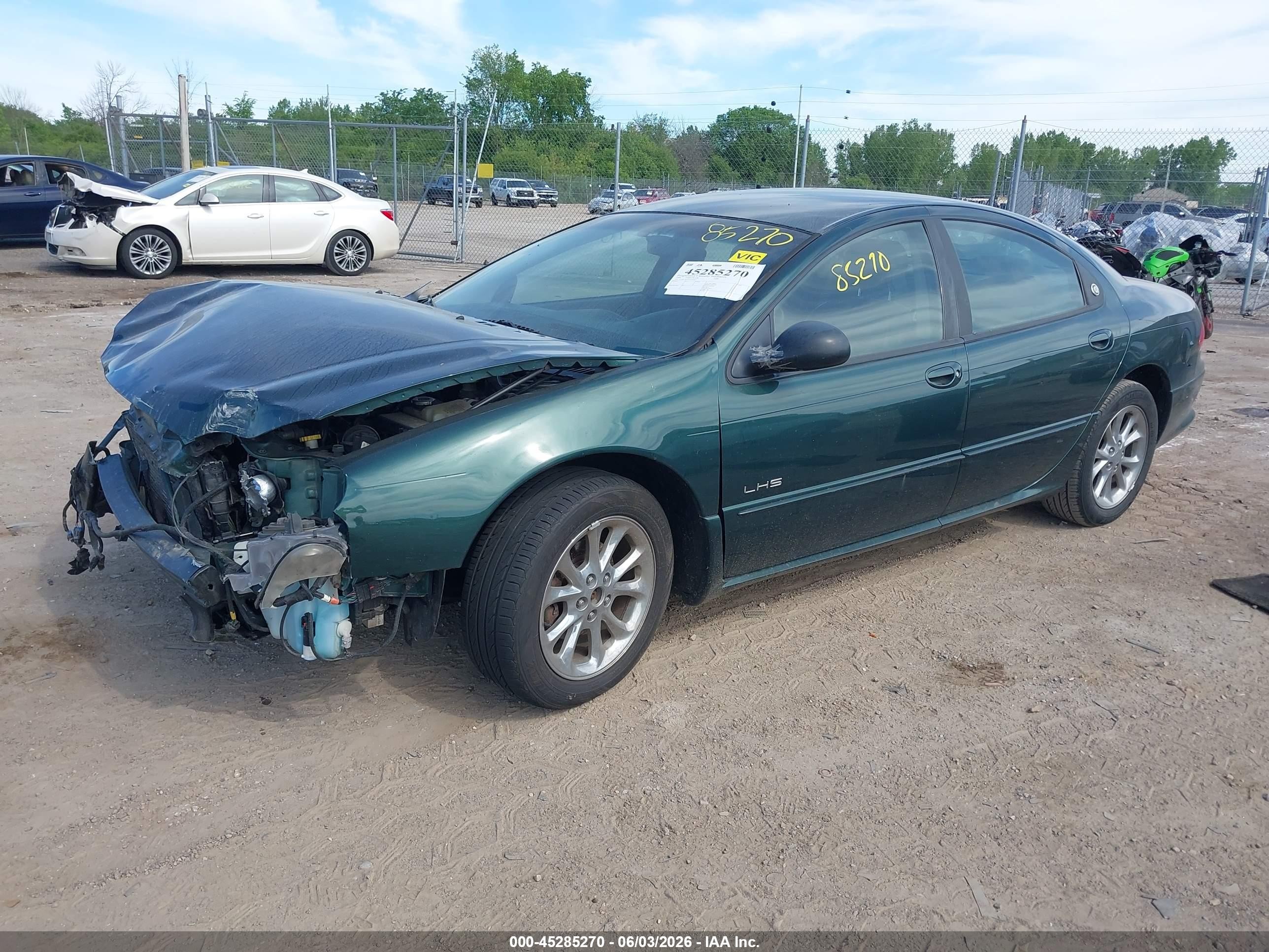 1999 Chrysler Lhs   Green vin: 2C3HC56G6XH754462