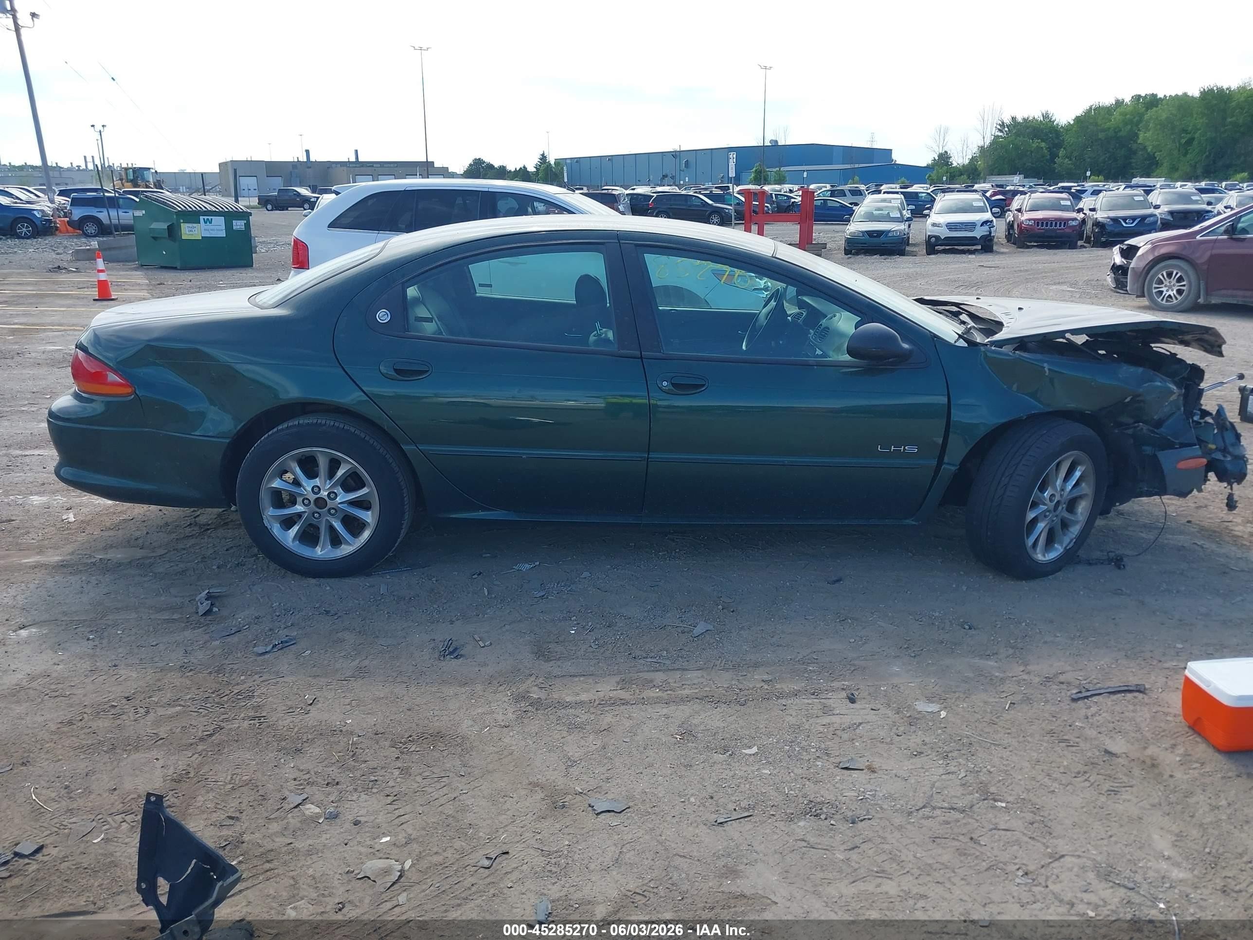 1999 Chrysler Lhs   Green vin: 2C3HC56G6XH754462