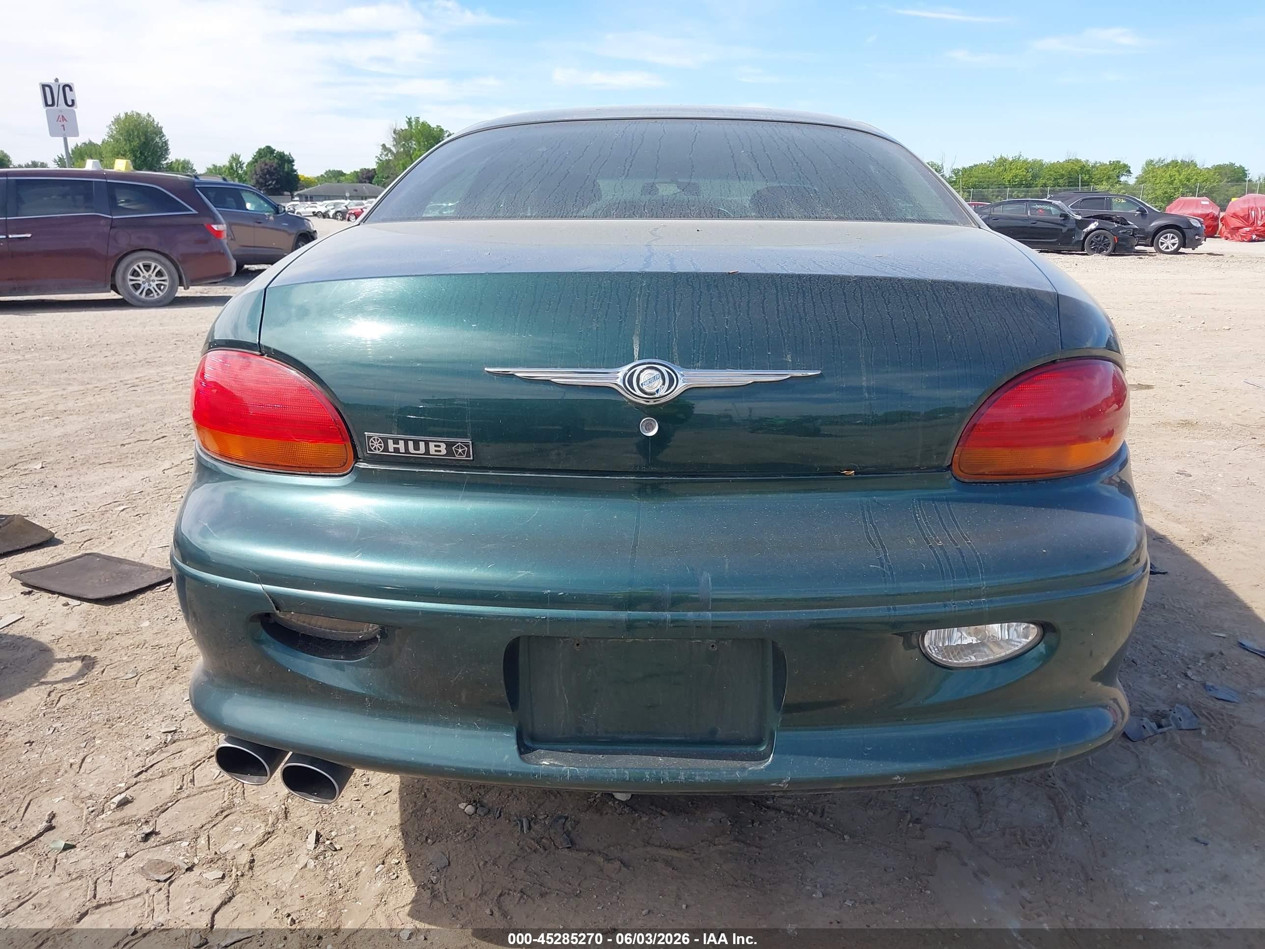 1999 Chrysler Lhs   Green vin: 2C3HC56G6XH754462