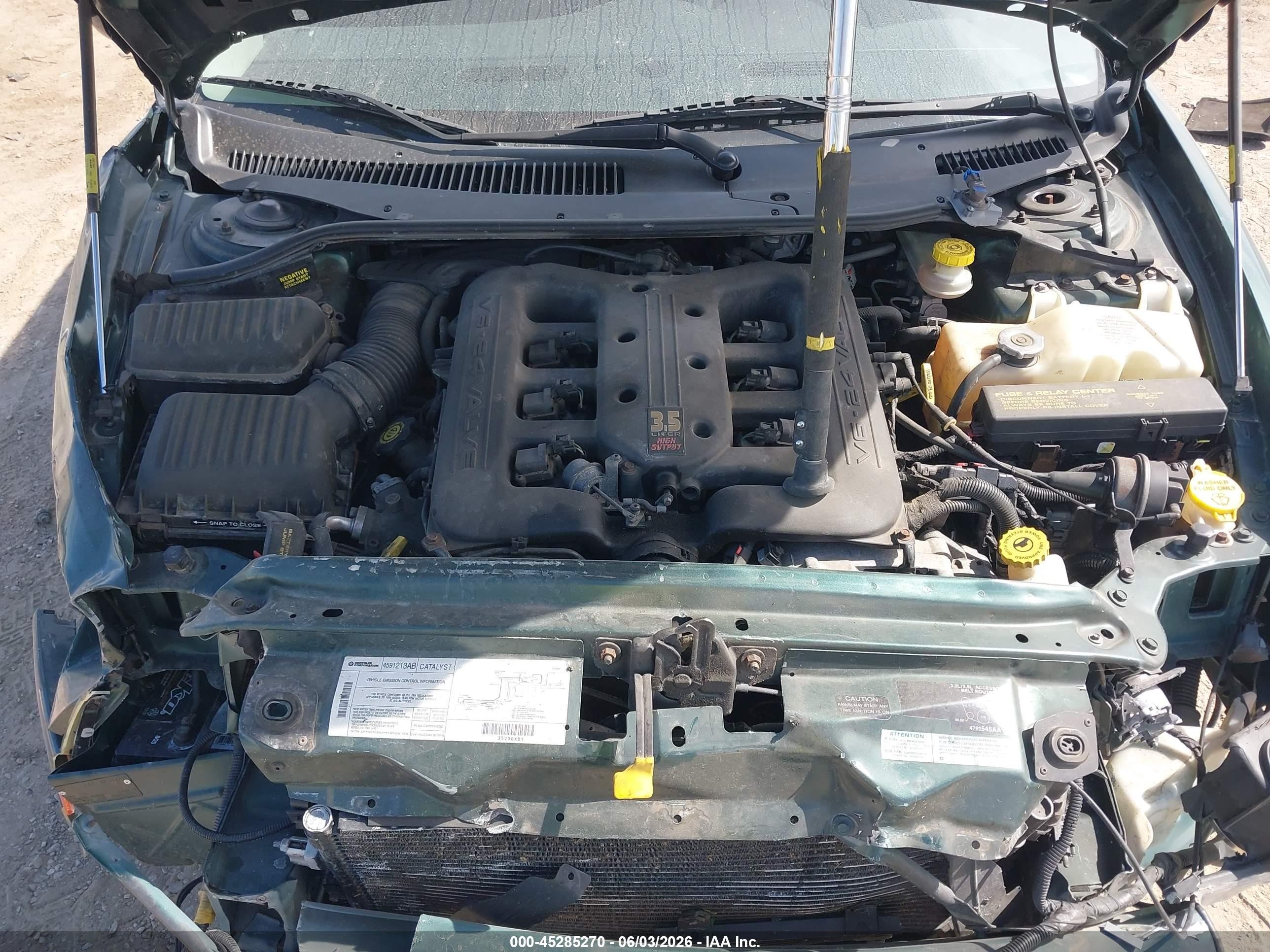 1999 Chrysler Lhs   Green vin: 2C3HC56G6XH754462