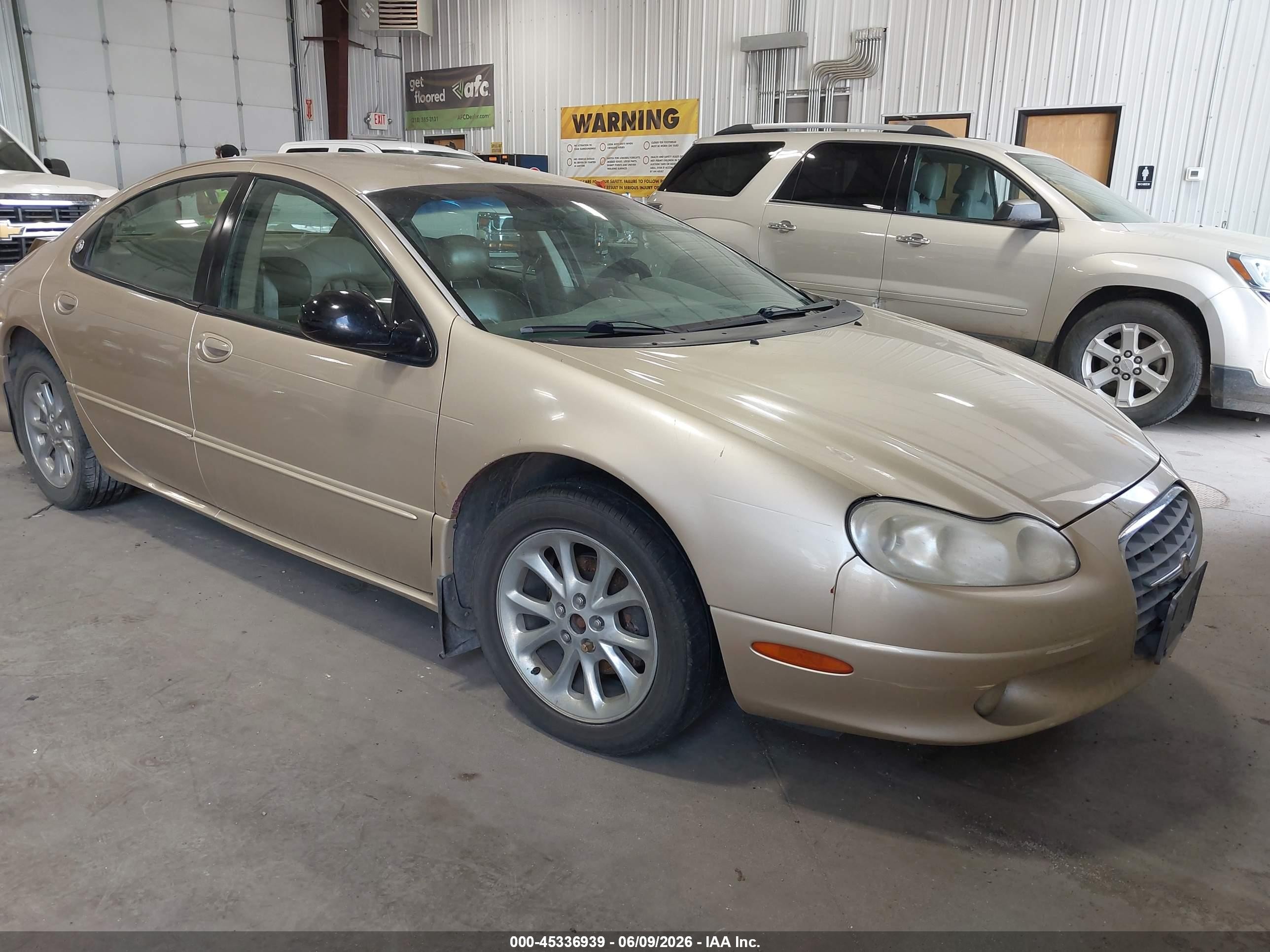 1999 Chrysler Lhs   Gold vin: 2C3HC56G9XH657983
