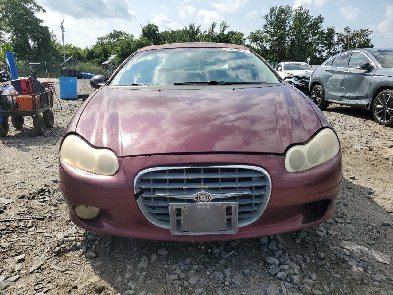 2000 Chrysler Lhs Burgundy vin: 2C3HC56G9YH215190