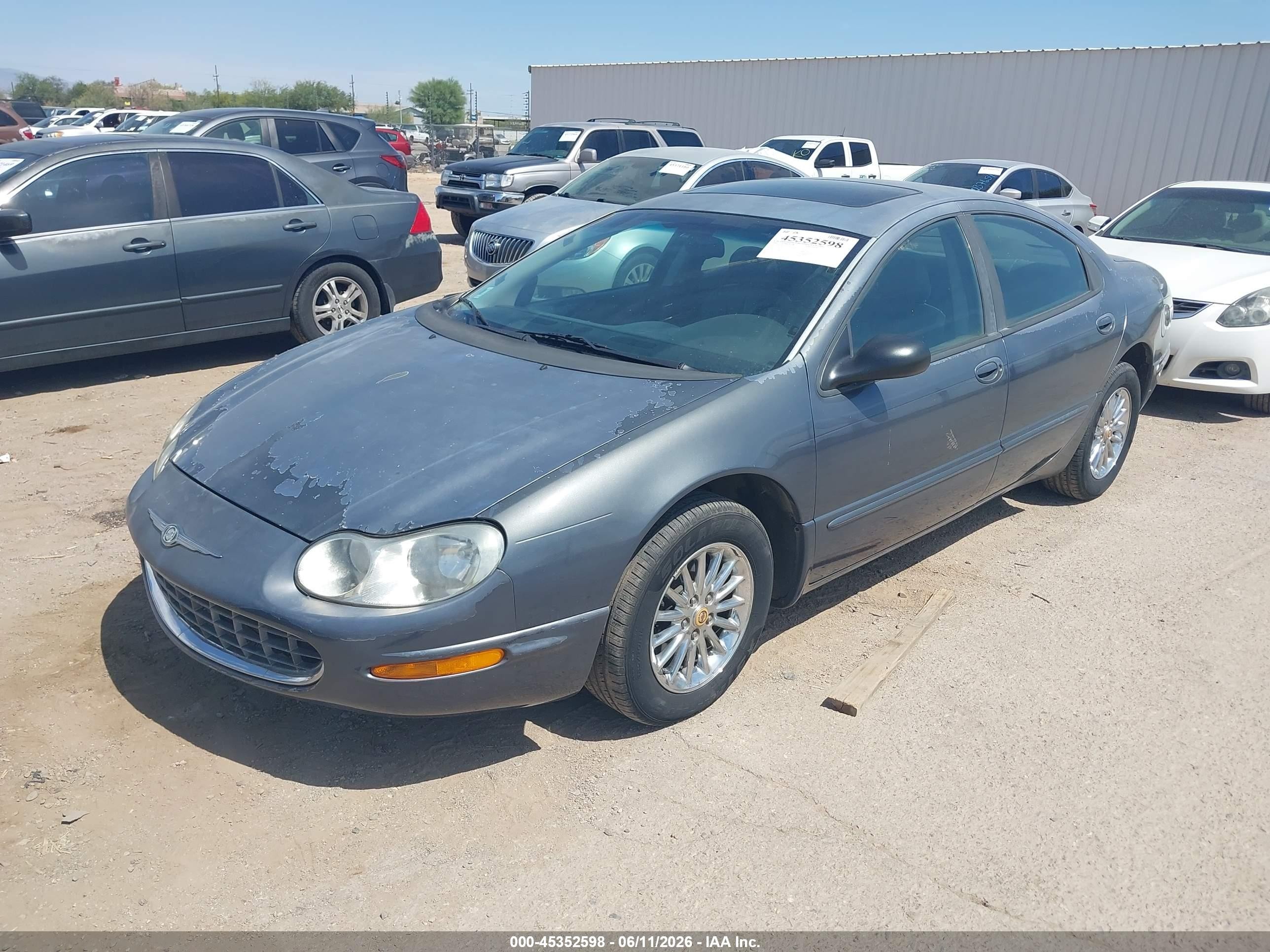 2000 Chrysler Concorde Lxi Gray vin: 2C3HD36J1YH167634
