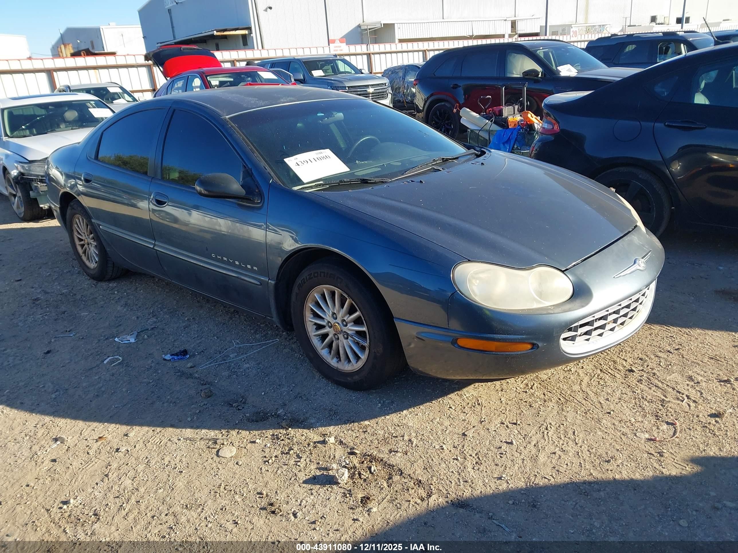 2001 Chrysler Concorde Lxi Blue vin: 2C3HD36J21H531226